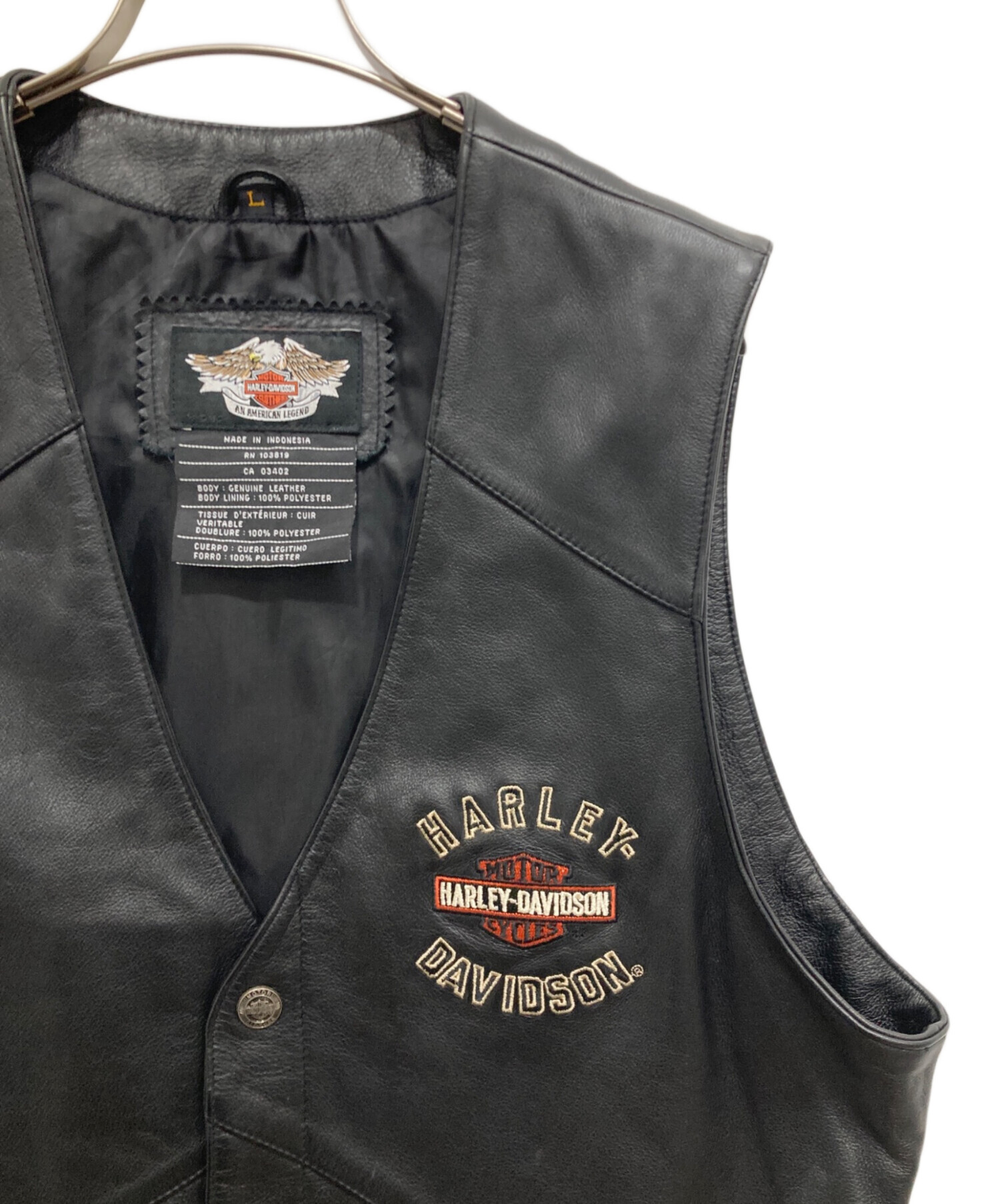 中古・古着通販】HARLEY-DAVIDSON (ハーレーダビッドソン) レザー