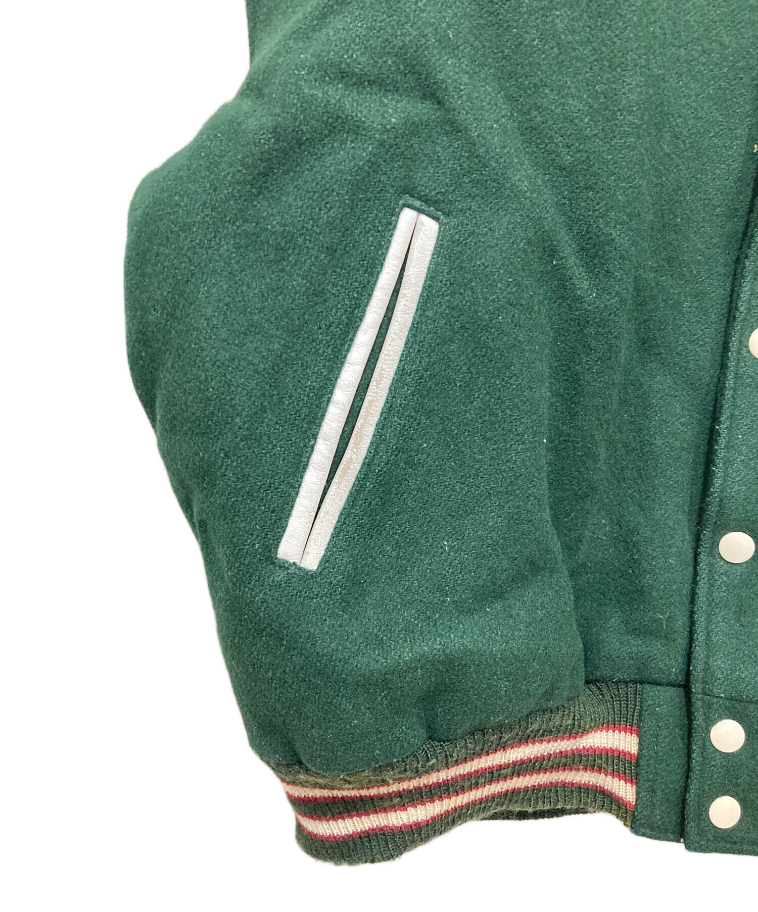 中古・古着通販】Golden Bear (ゴールデンベア) 80～90'sレザー切替