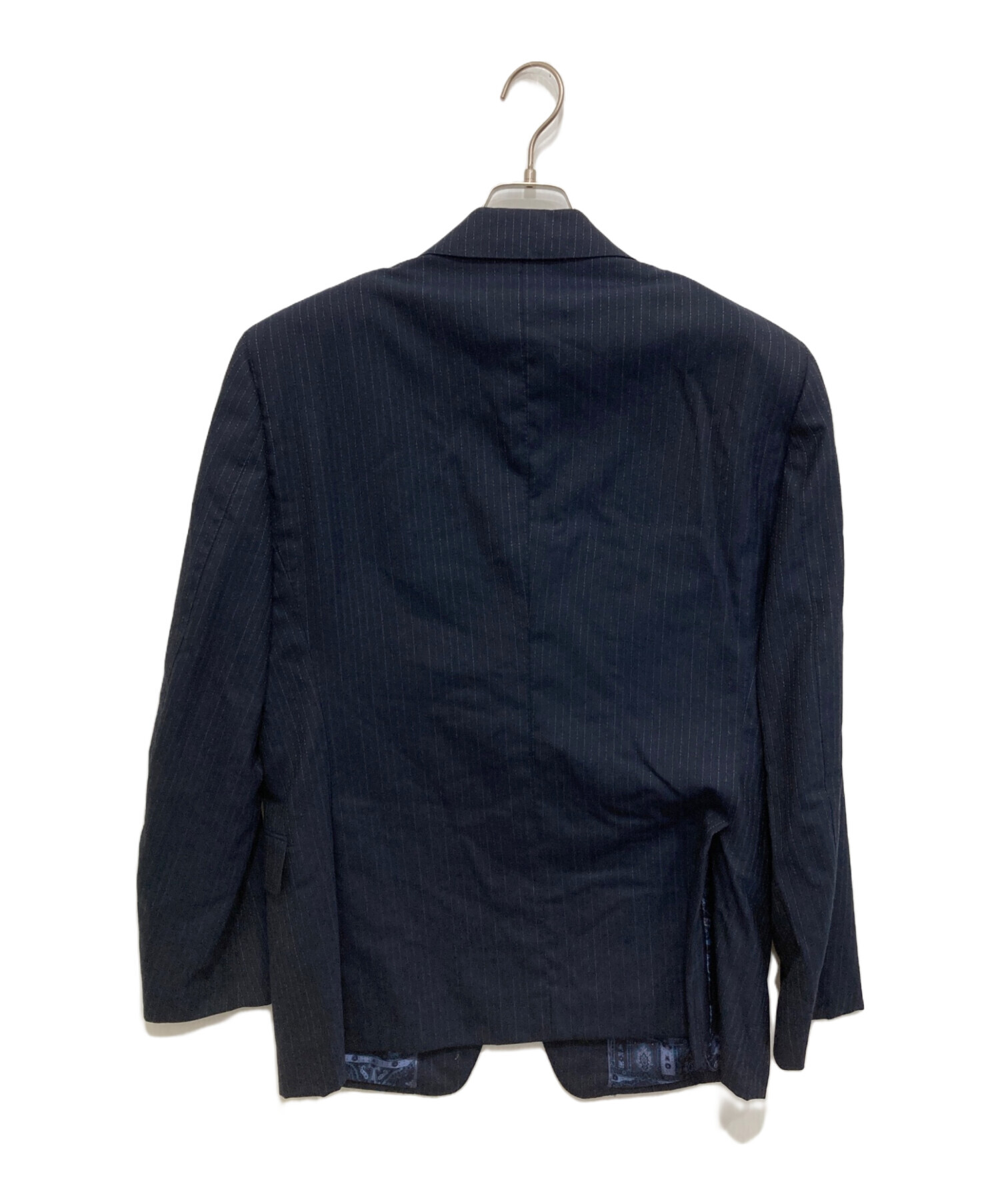 中古・古着通販】ETRO (エトロ) セットアップスーツ ネイビー サイズ