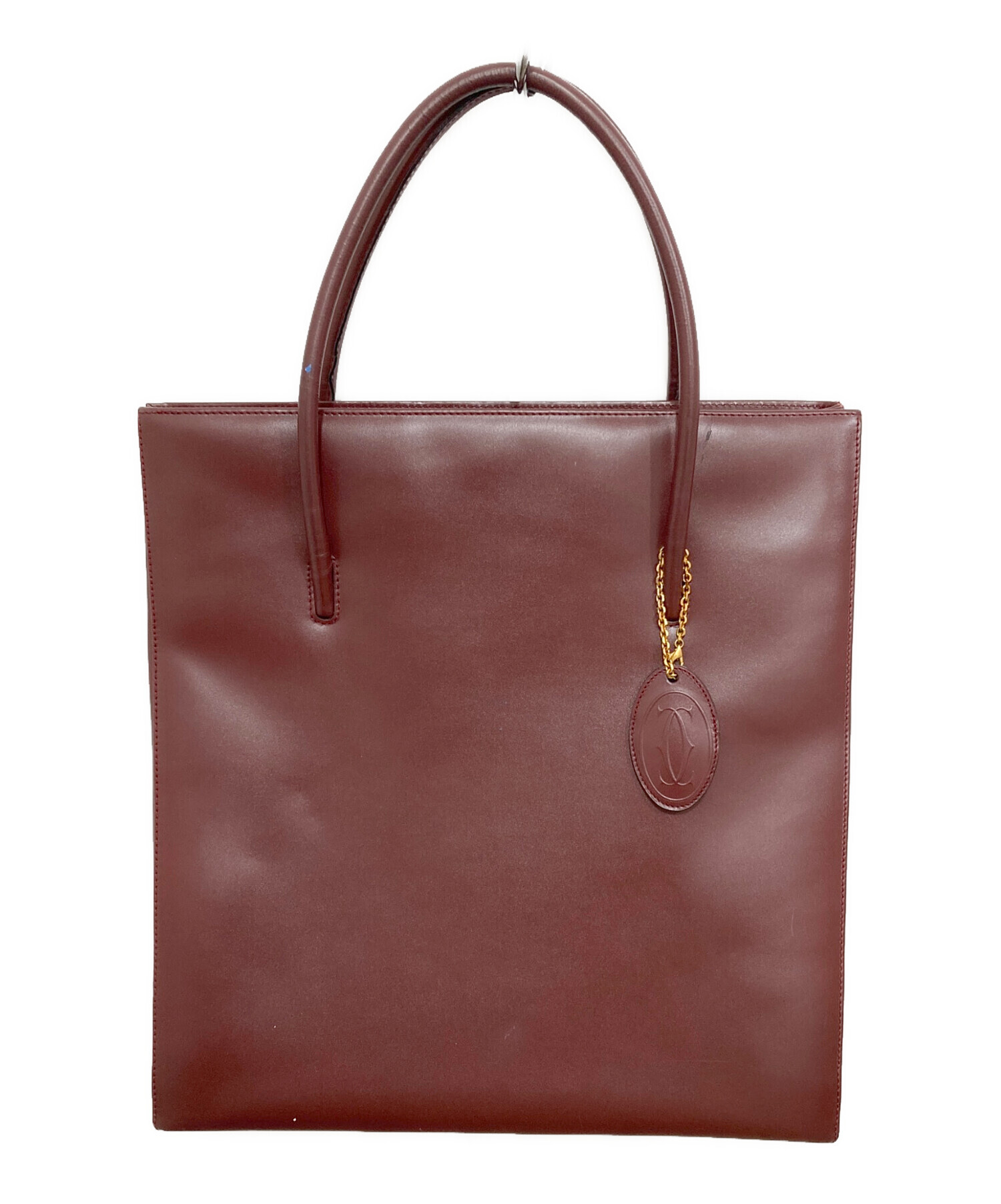 中古・古着通販】Cartier (カルティエ) トートバッグ ボルドー