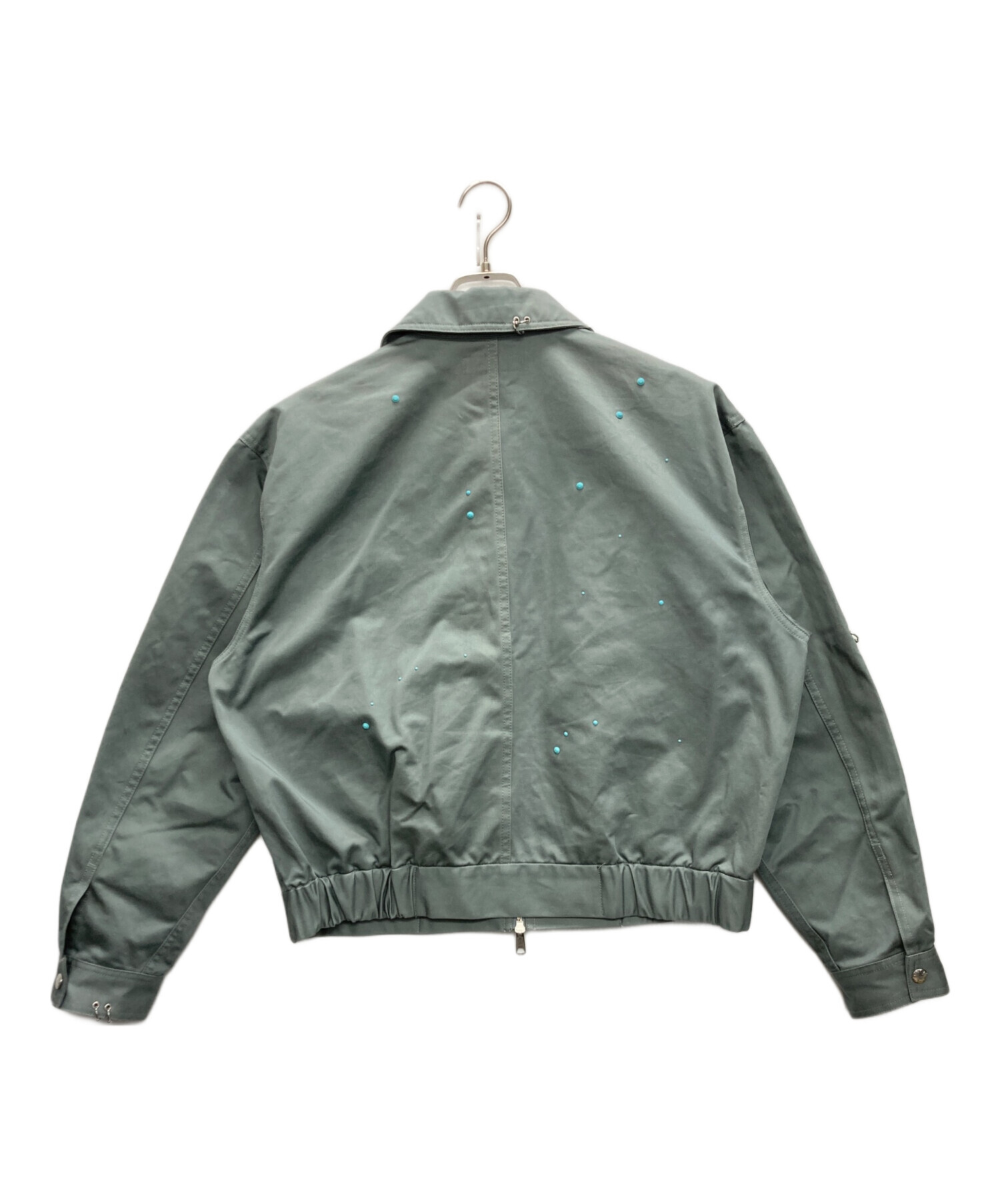 中古・古着通販】TTT MSW (ティー) Work jacket w/pierce グリーン