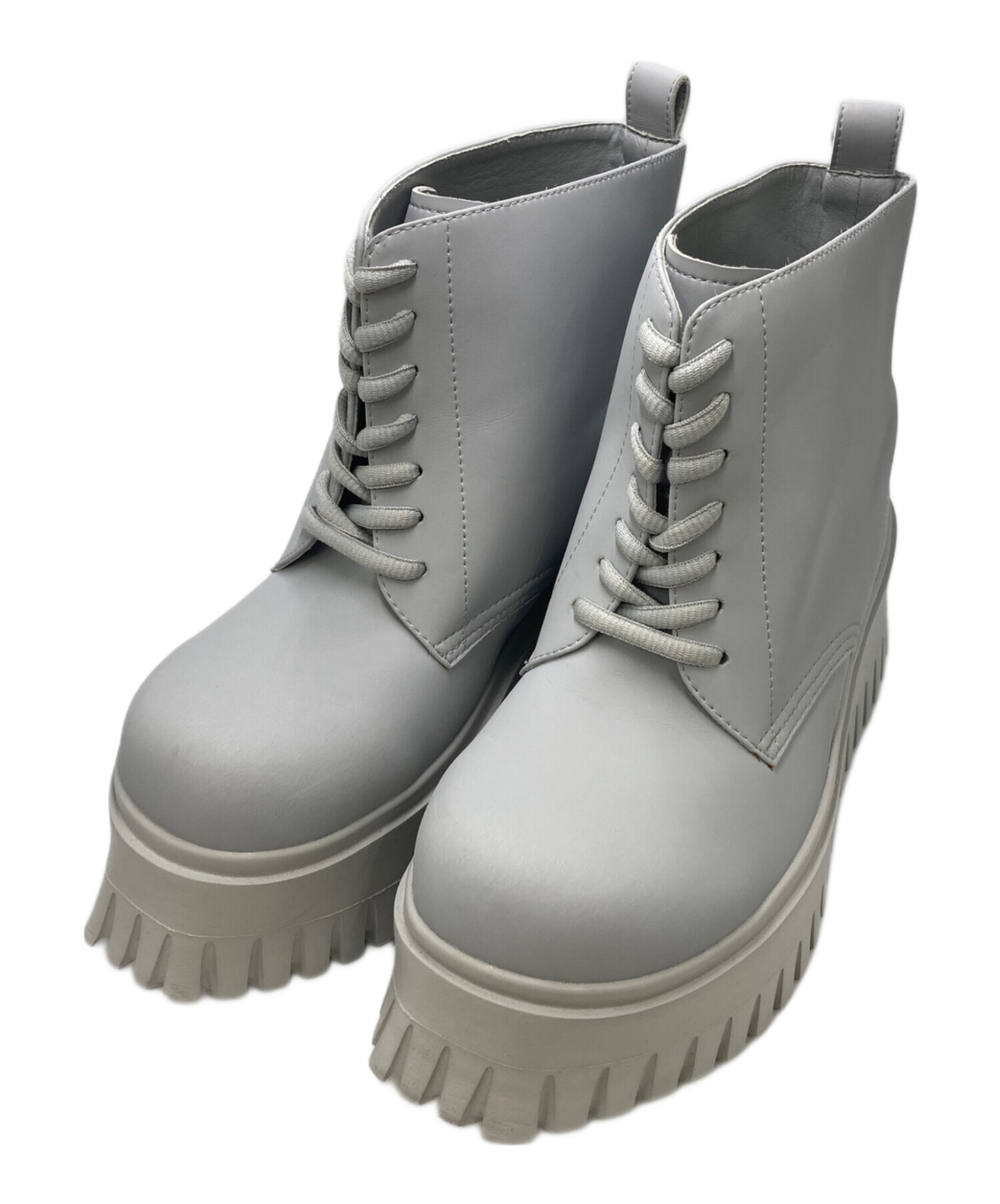 中古・古着通販】Mikio Sakabe (ミキオサカベ) Worker Boots グレー