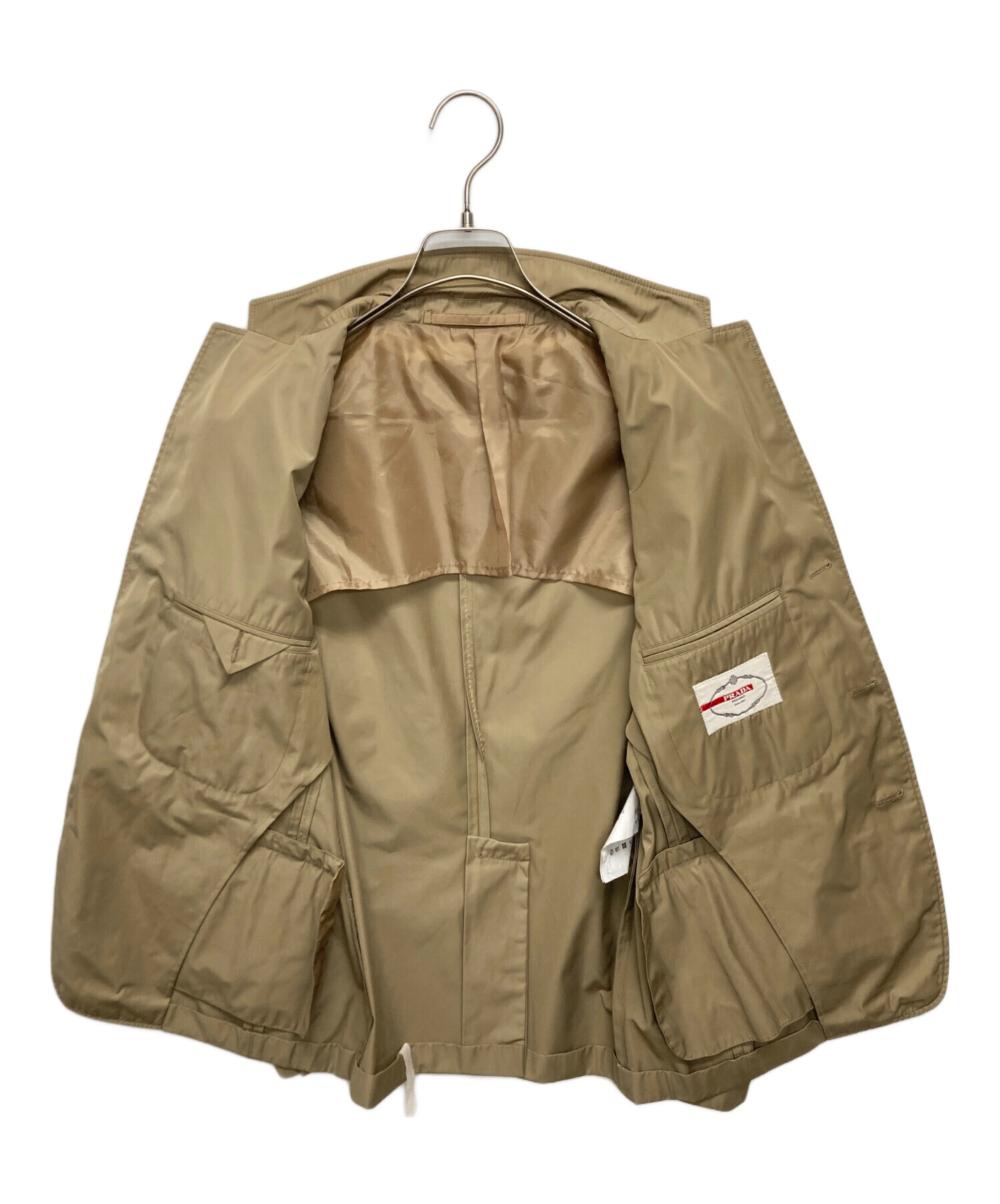 中古・古着通販】PRADA (プラダ) ポリエステルテーラードジャケット