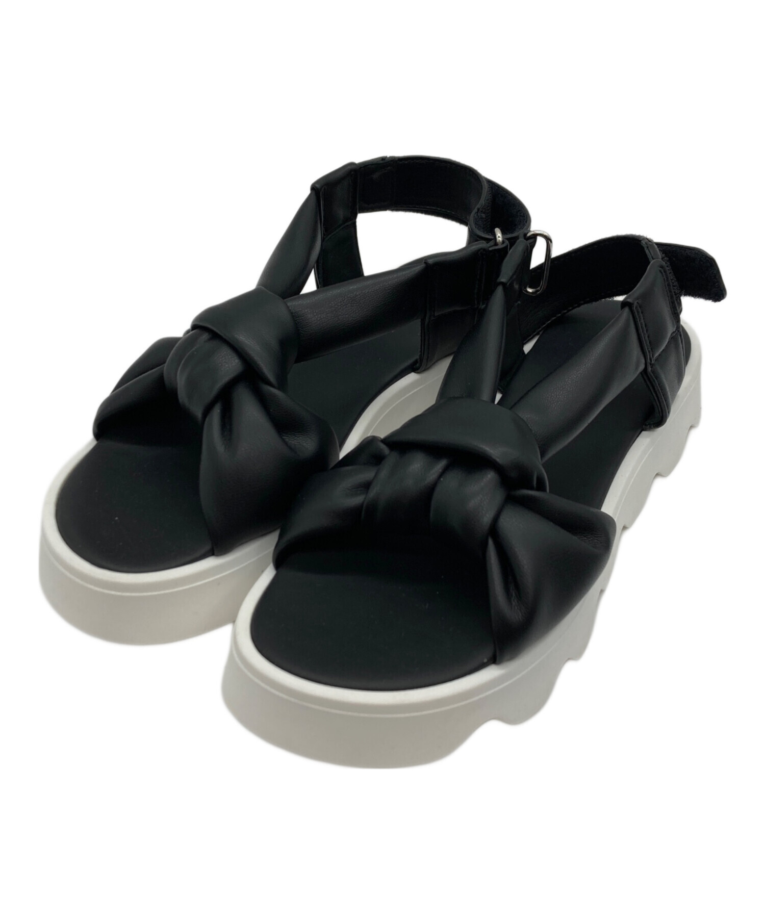 中古・古着通販】MARNI (マルニ) サンダル ブラック サイズ:SIZE 37