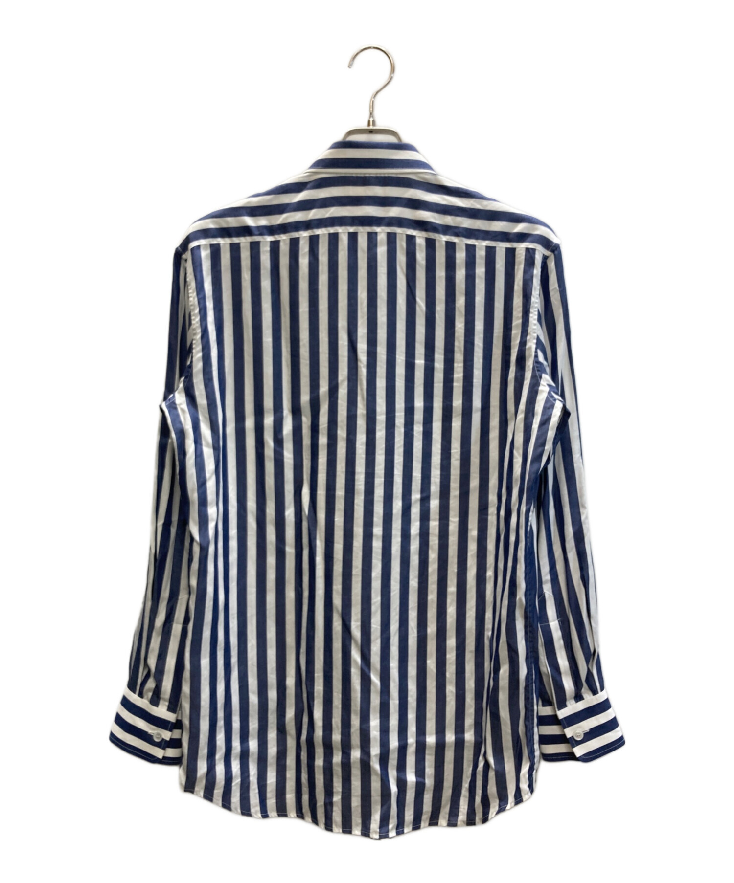 中古・古着通販】CELINE (セリーヌ) ストライプシャツ ブルー×ホワイト