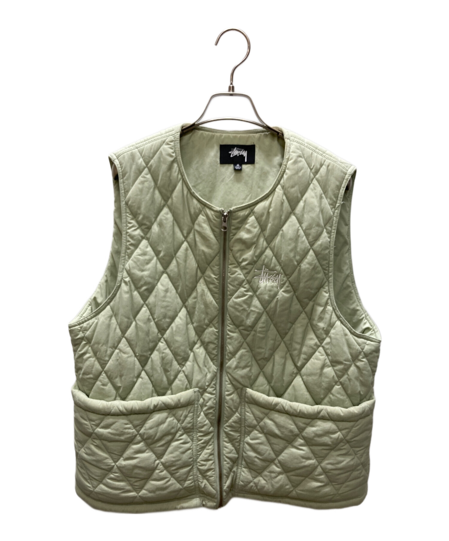 中古・古着通販】stussy (ステューシー) DIAMOND QUILTED VEST