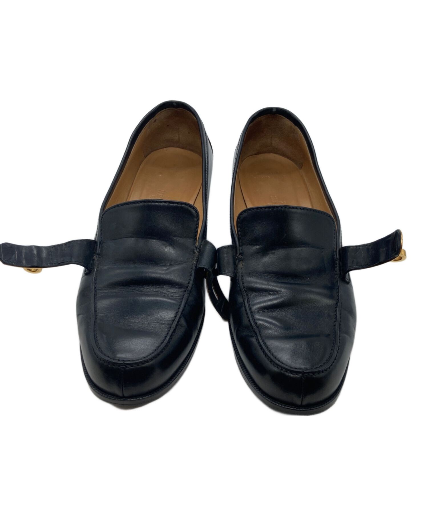 中古・古着通販】HERMES (エルメス) デスタン ケリー金具 ローファー