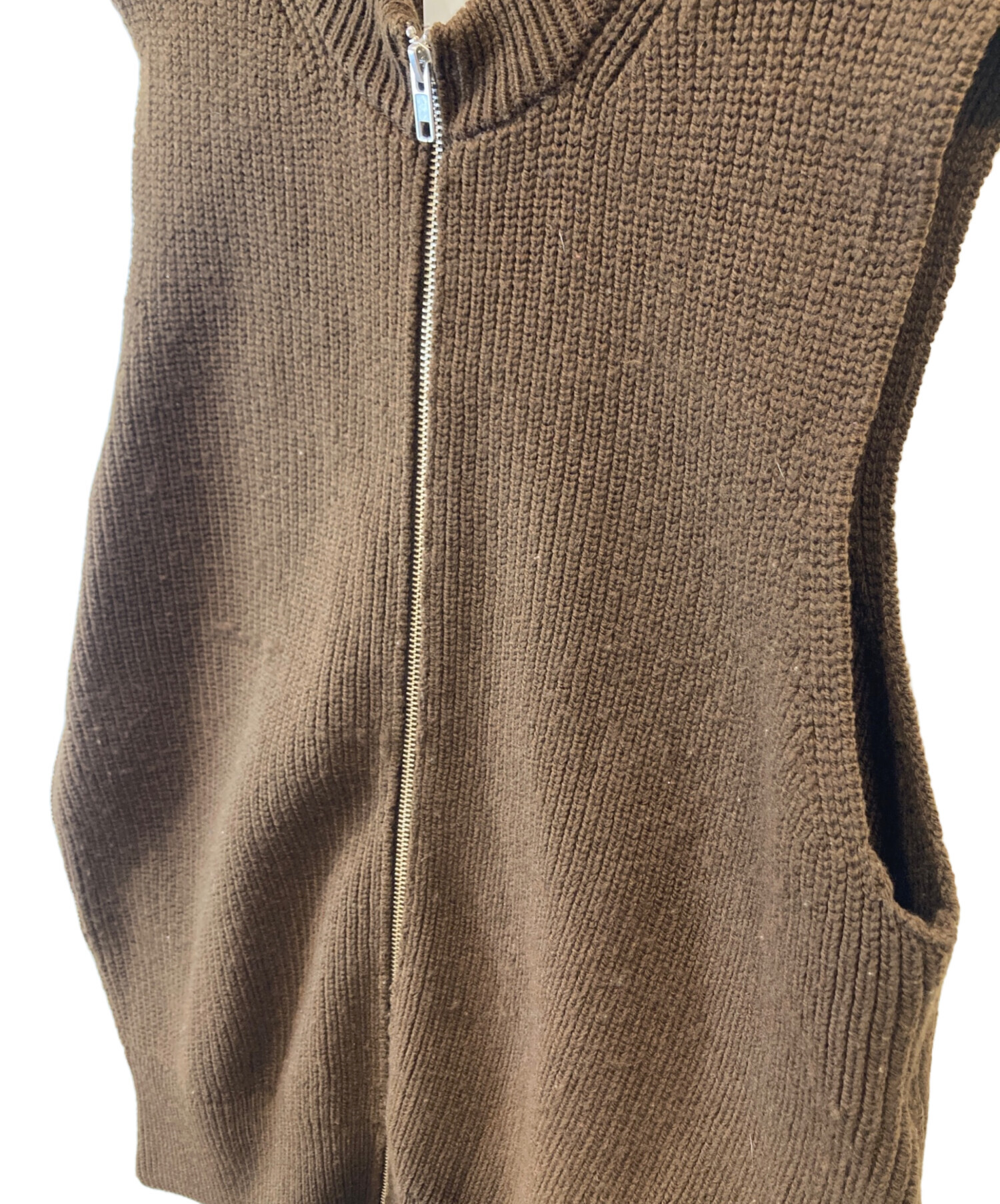 中古・古着通販】stein (シュタイン) OVERSIZED DRIVERS KNIT ZIP VEST