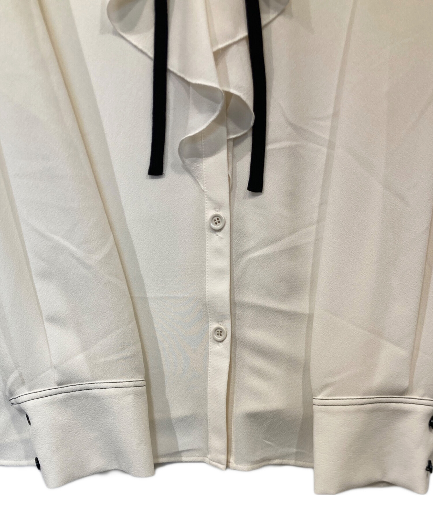 中古・古着通販】ANAYI (アナイ) ジョーゼットラッフルボウタイ