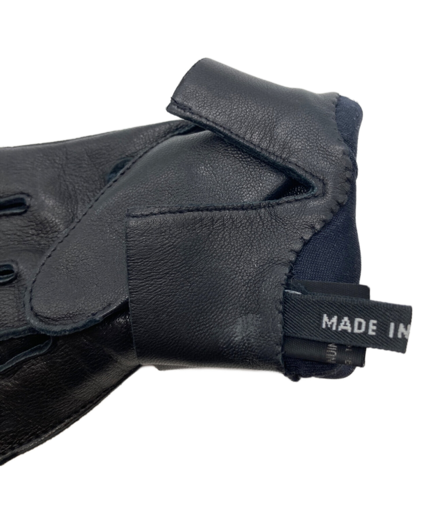 中古・古着通販】GUCCI (グッチ) ホースビット付レザーグローブ