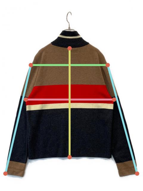 中古・古着通販】WALES BONNER (ウェールズボナー) GEORGE ZIP KNIT