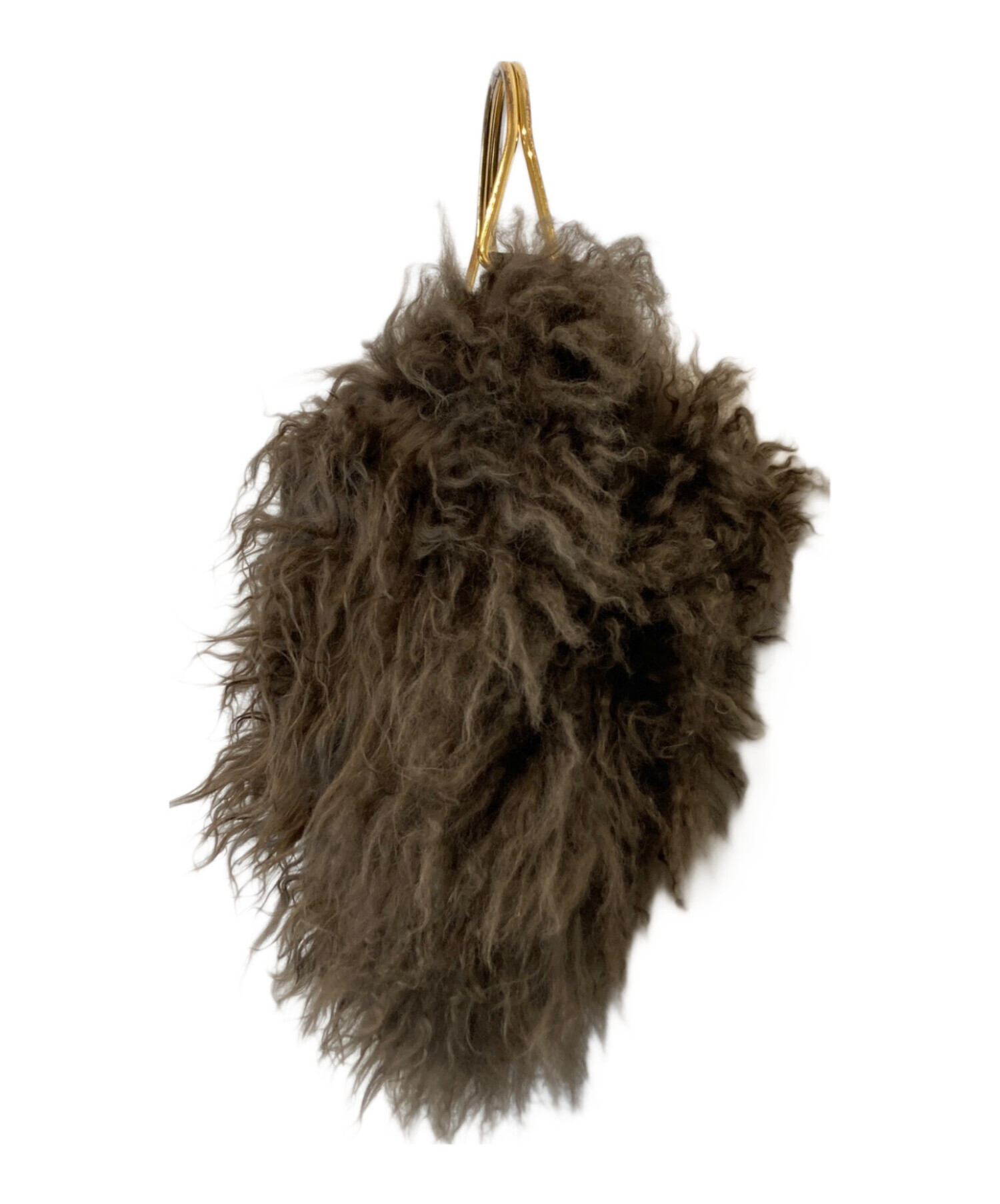 中古・古着通販】VIOLAd'ORO (ヴィオラドーロ) ファーバッグ ブラウン