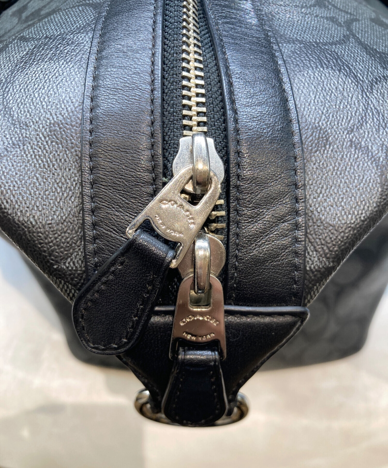 中古・古着通販】COACH (コーチ) ボストンバッグ F93456 ブラック