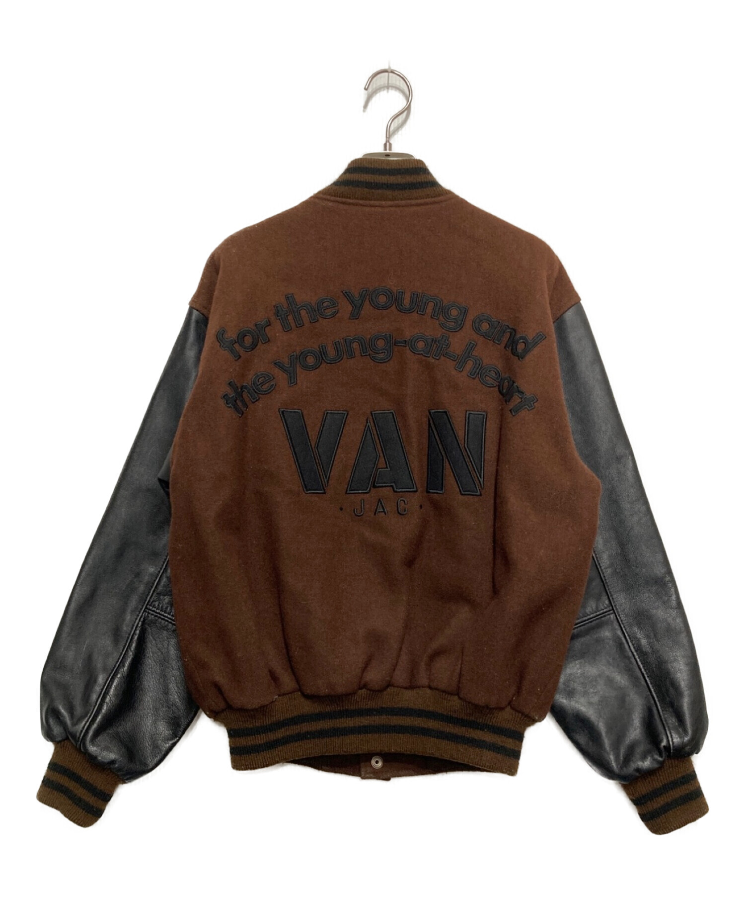 中古・古着通販】VAN (ヴァン) レザー切替スタジャン JW-10606