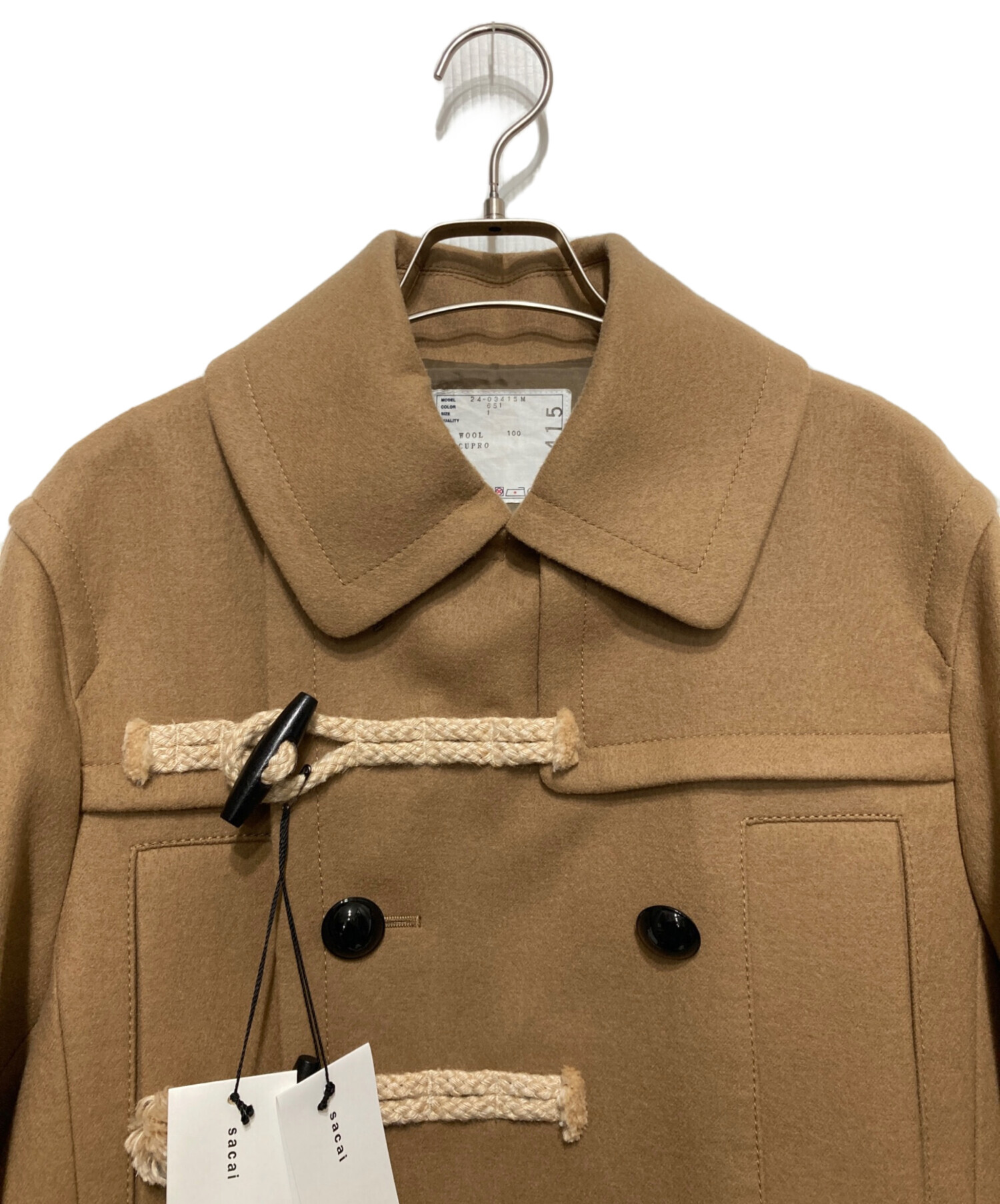 中古・古着通販】sacai (サカイ) Wool Melton Jacket ウールメルトン