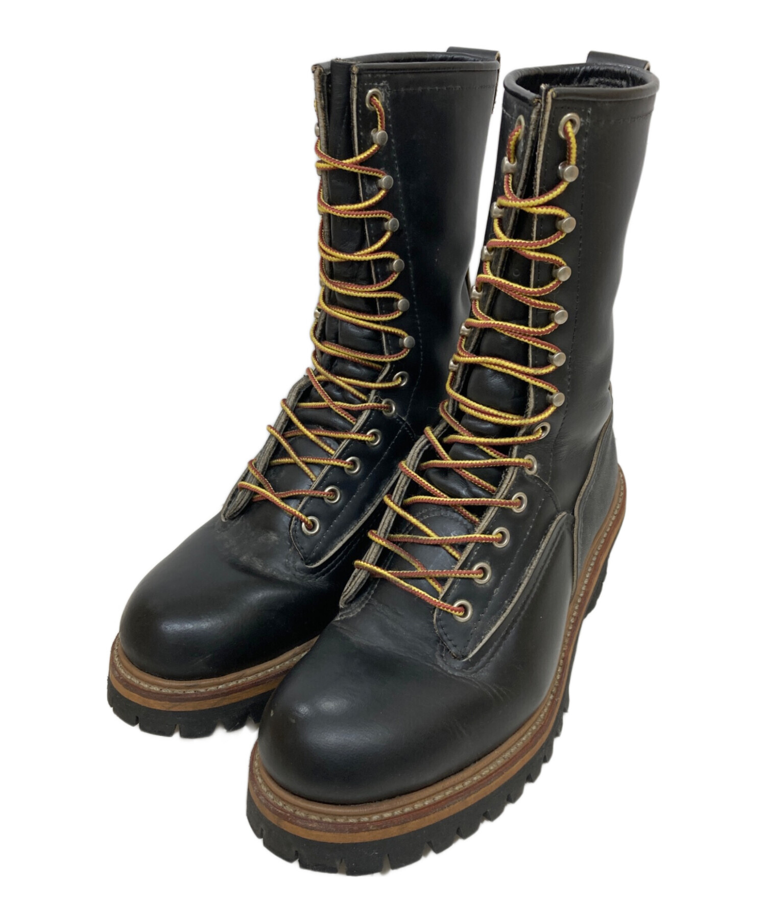 中古・古着通販】RED WING (レッドウィング) ロガーブーツ ブラック