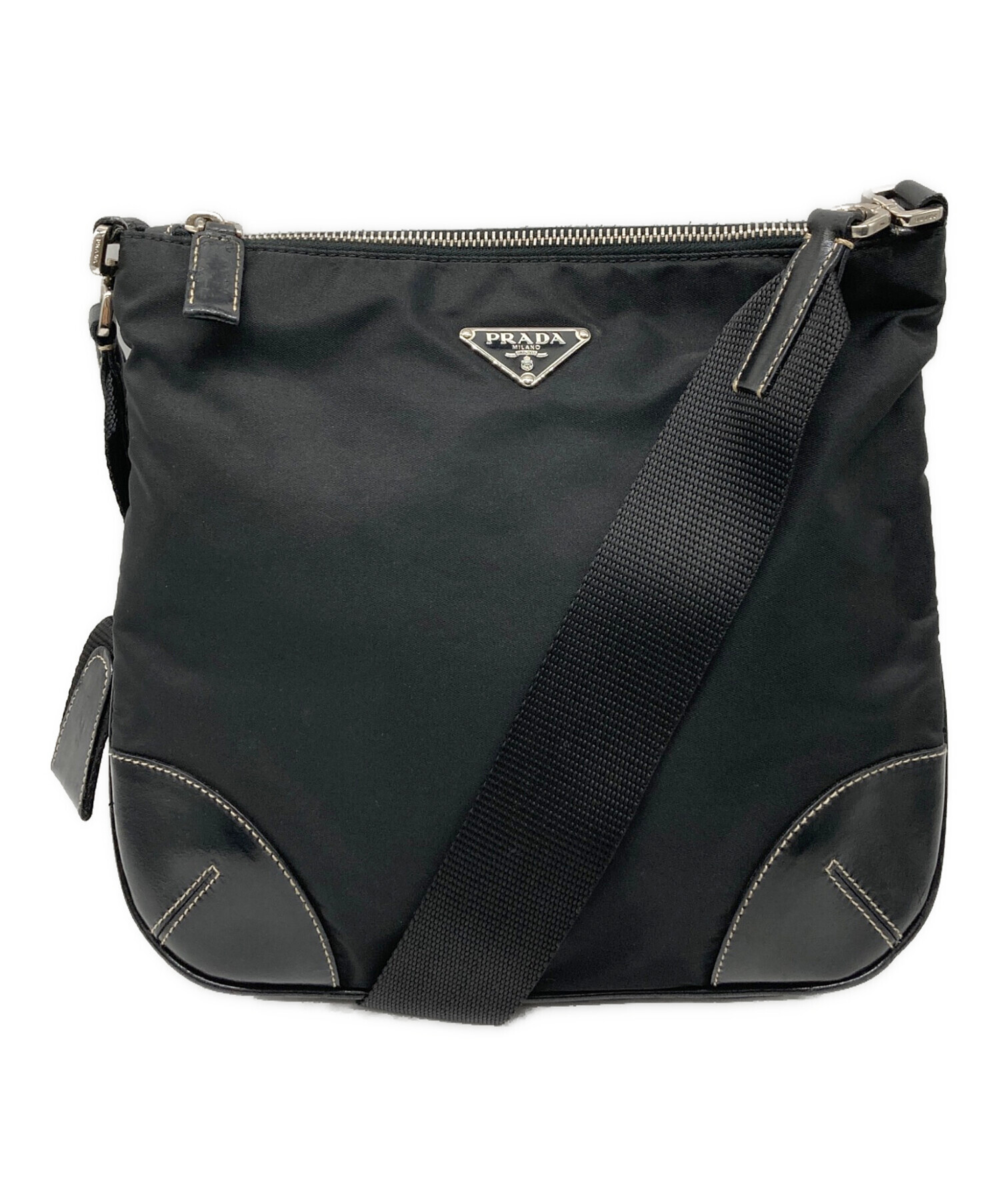 中古・古着通販】PRADA (プラダ) ショルダーバッグ ブラック サイズ