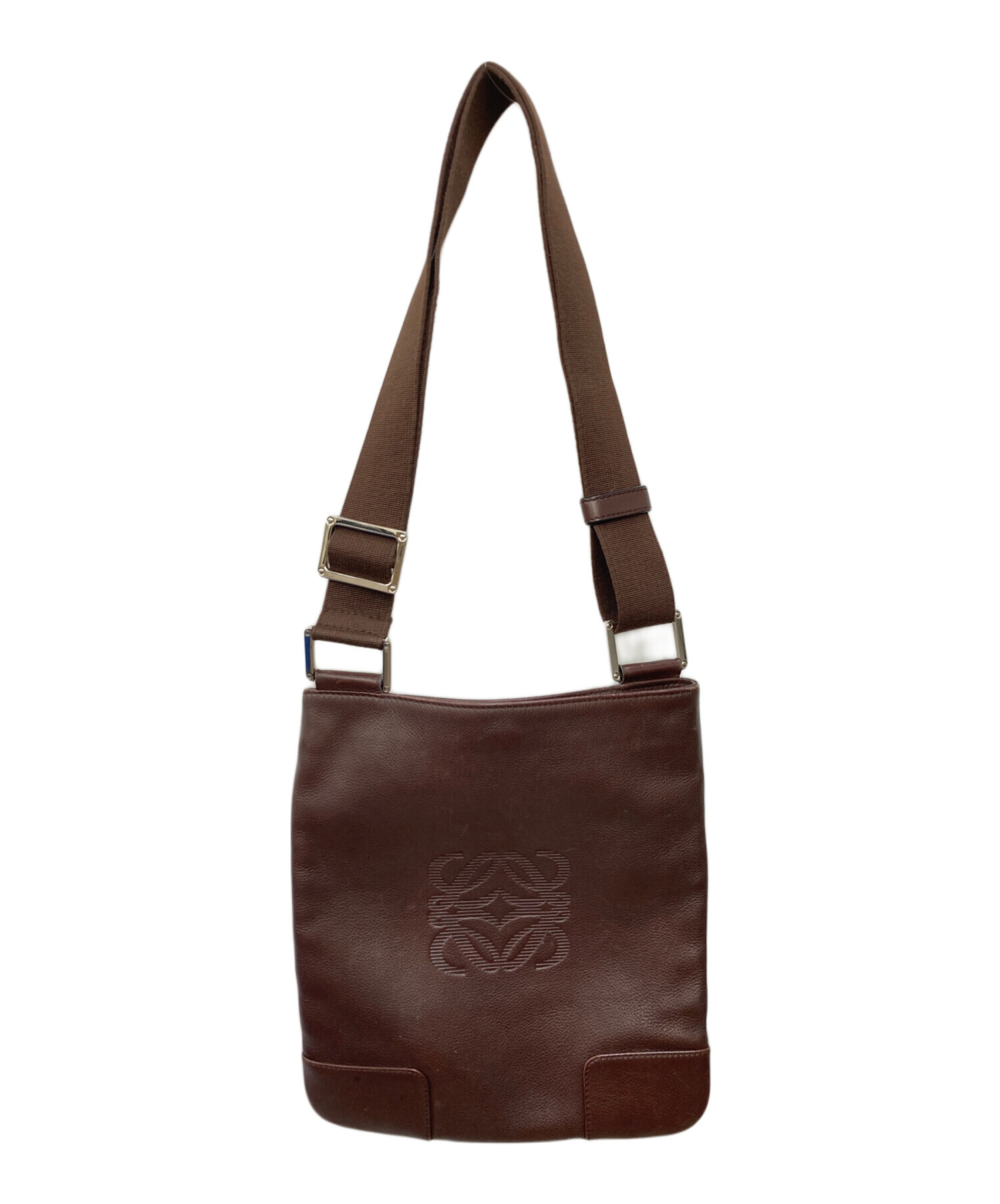 中古・古着通販】LOEWE (ロエベ) アナグラムレザーショルダーバッグ