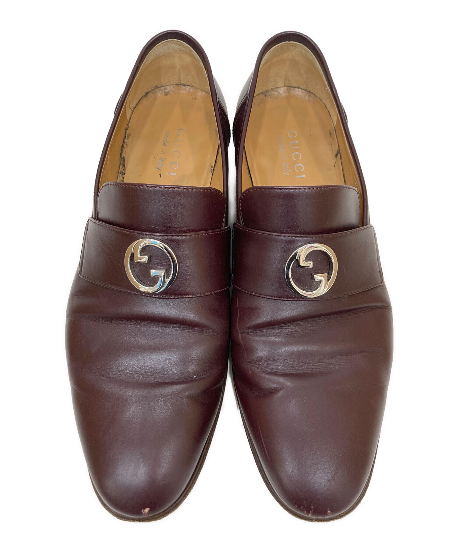 中古・古着通販】GUCCI (グッチ) インターロッキングG レザー