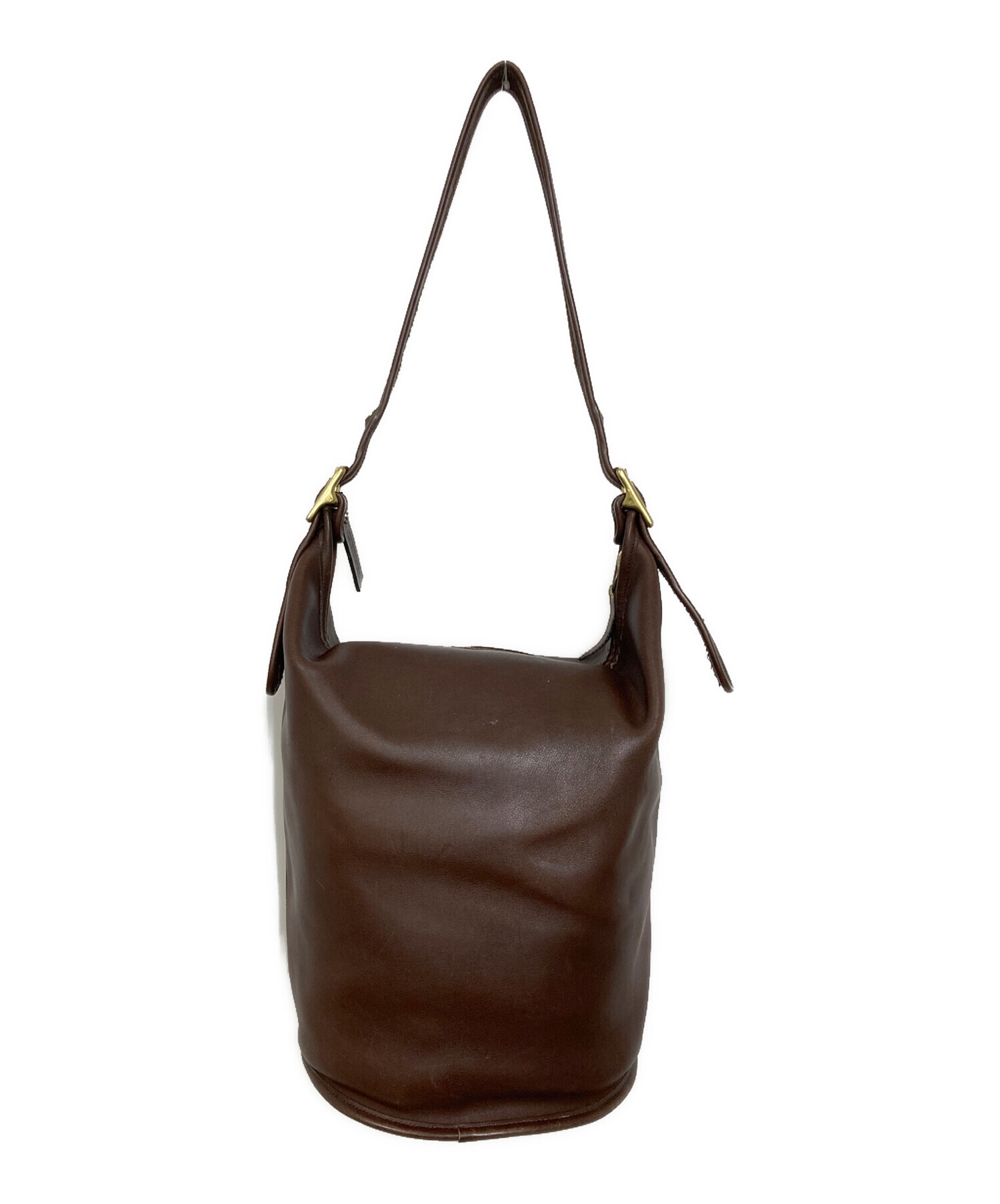 中古・古着通販】COACH (コーチ) バケツ型ショルダーバッグ ブラウン