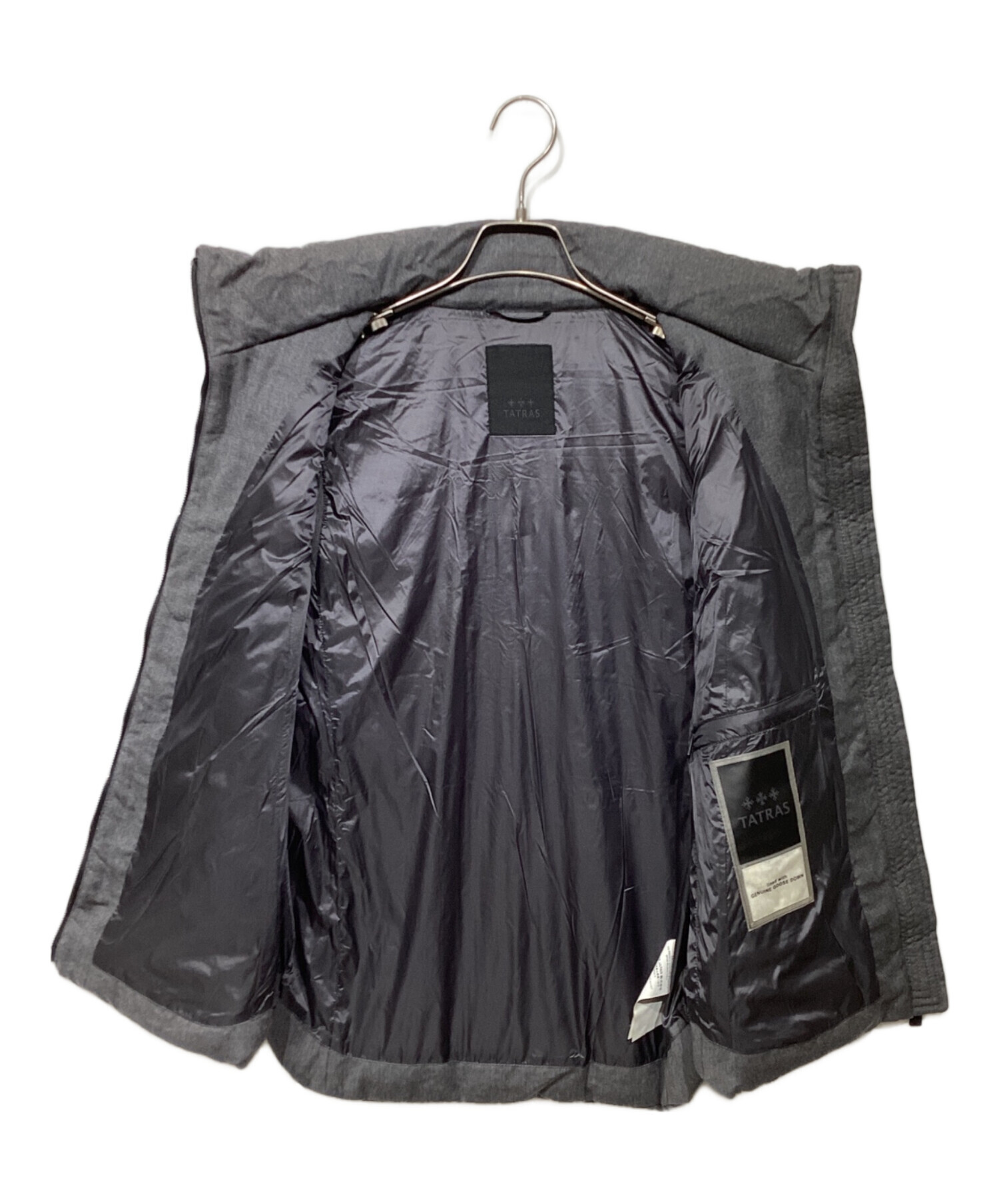 中古・古着通販】TATRAS (タトラス) SOVER ダウンベスト グレー サイズ