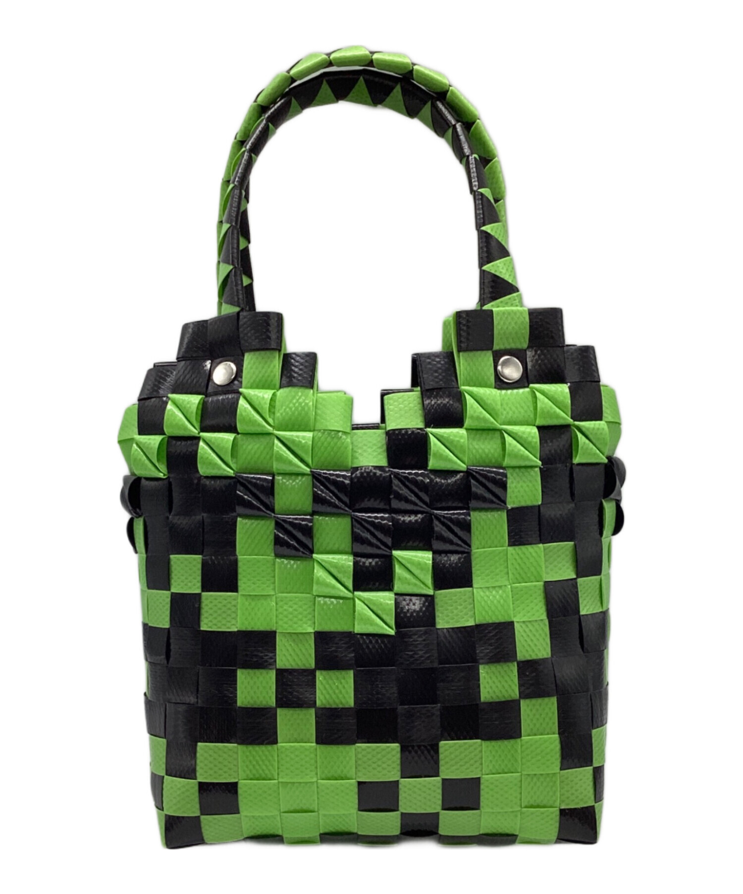 中古・古着通販】MARNI (マルニ) キッズ カゴバッグ マルシェ 黄緑