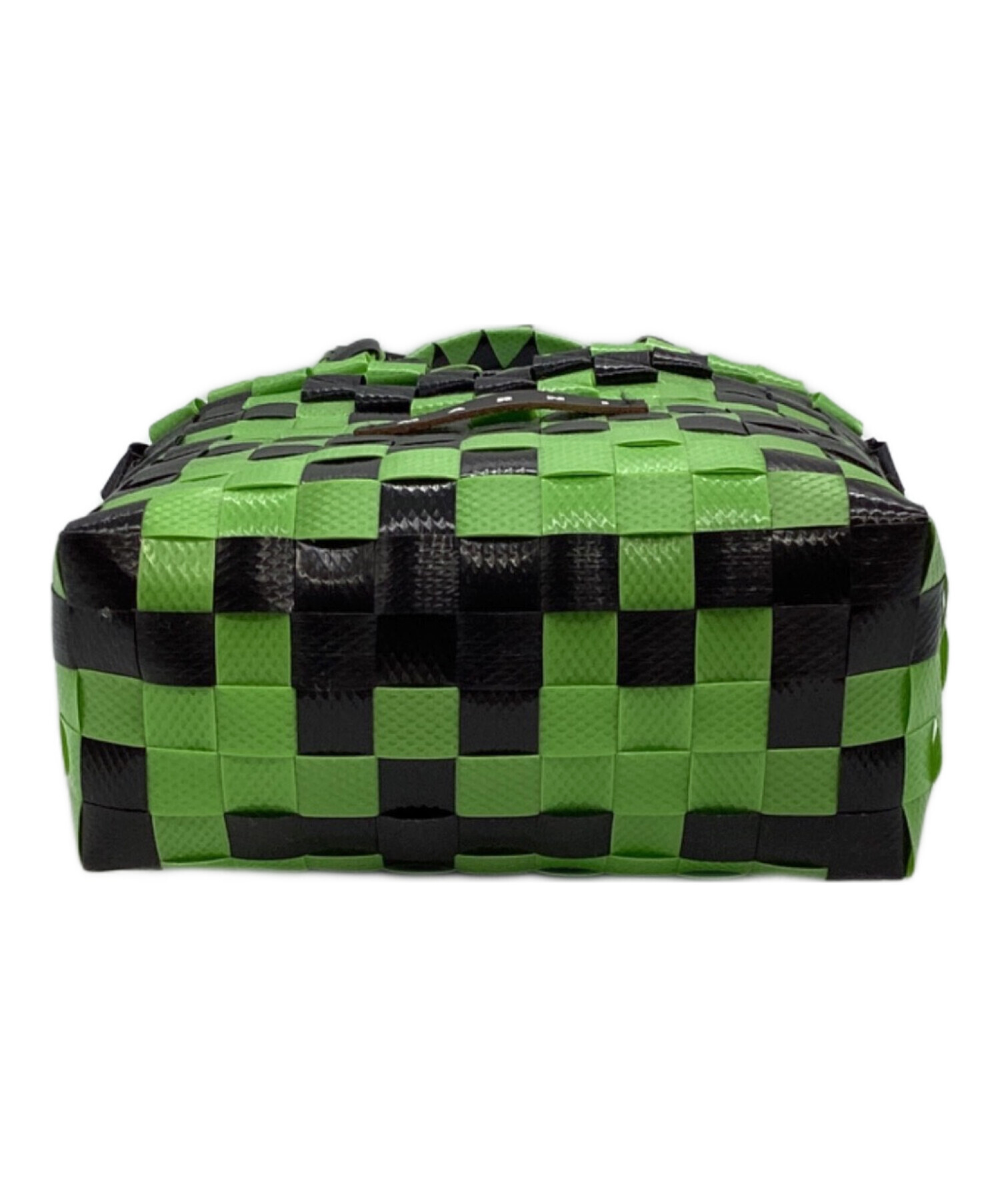 中古・古着通販】MARNI (マルニ) キッズ カゴバッグ マルシェ 黄緑