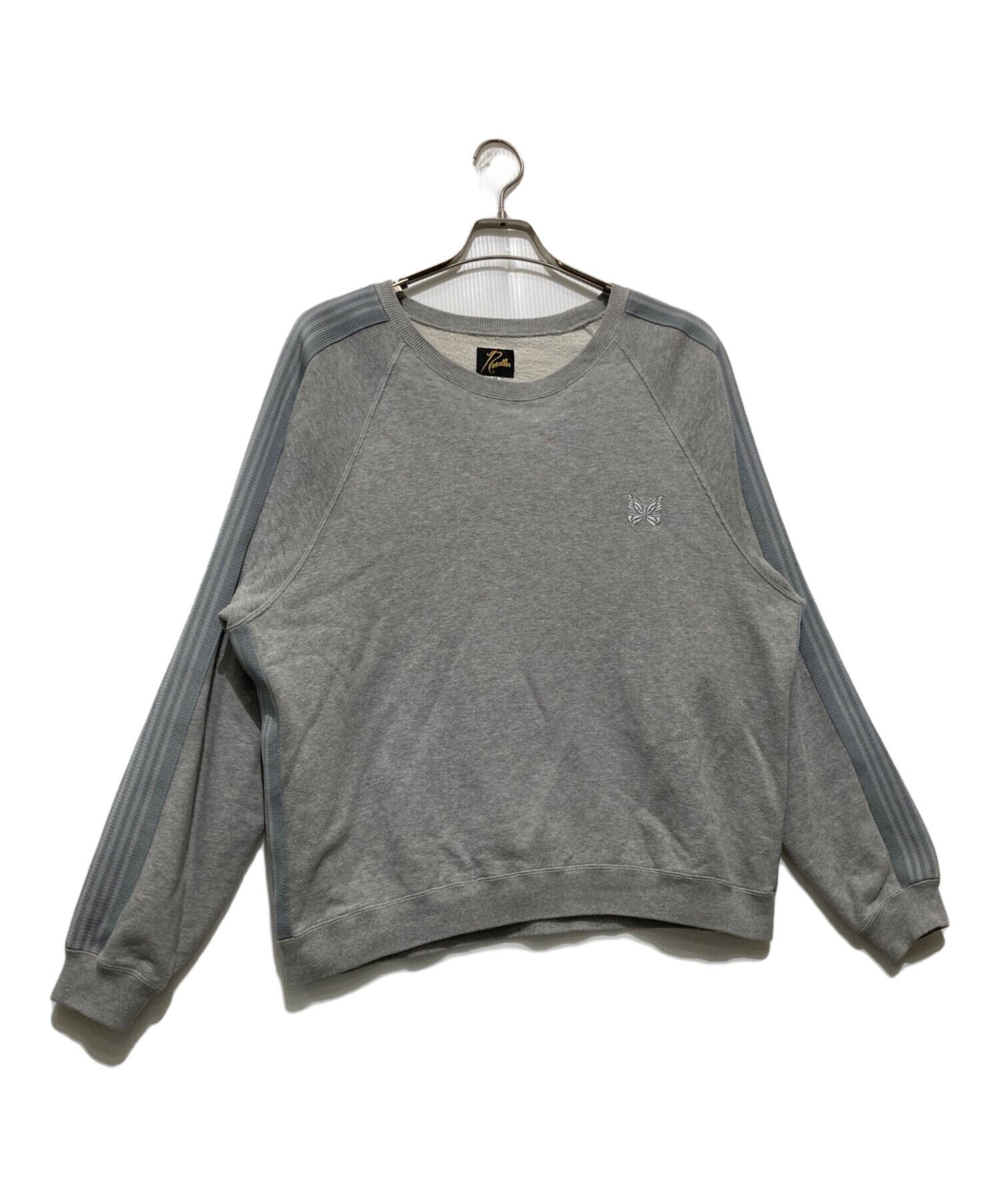 中古・古着通販】Needles (ニードルズ) クルーネックスウェット グレー