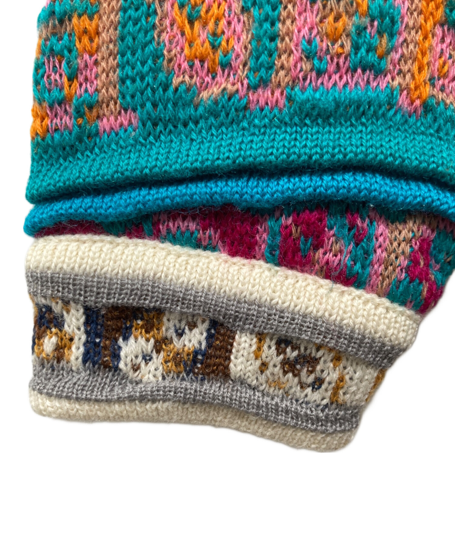 中古・古着通販】Coogi (クージー) 3Dニット マルチカラー サイズ:S