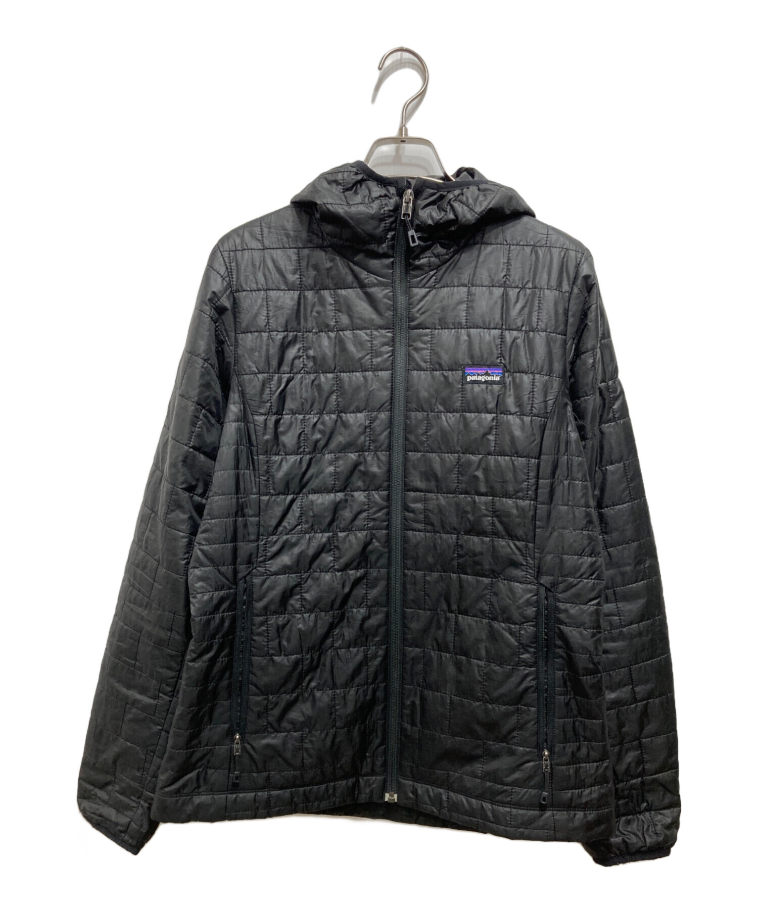 中古・古着通販】Patagonia (パタゴニア) ナノパフフーディ ブラック