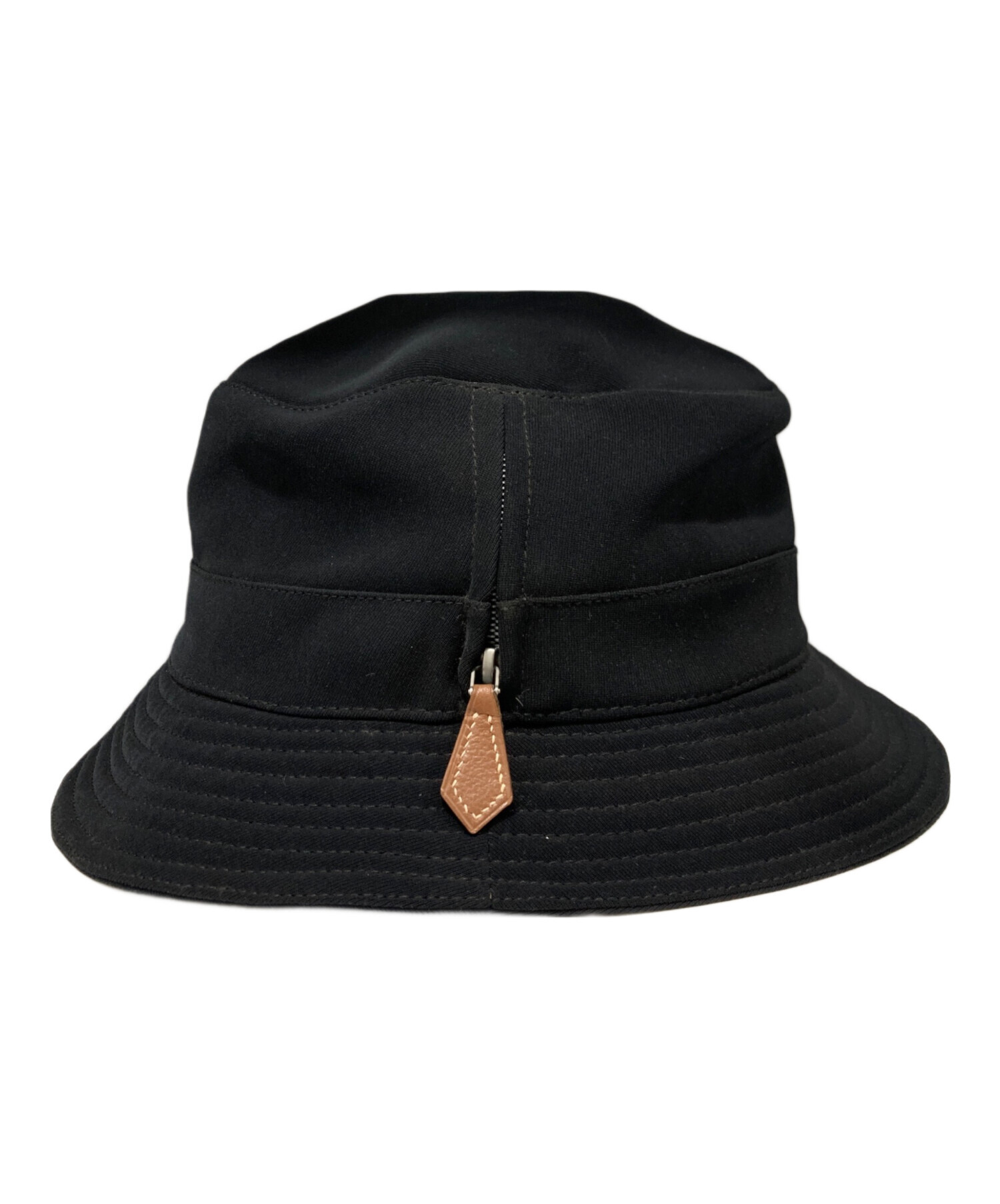 中古・古着通販】HERMES (エルメス) モッチバケットハット ブラック