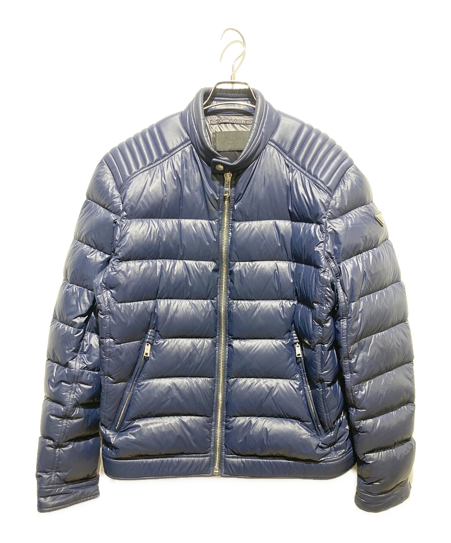 中古・古着通販】PRADA (プラダ) 三角ロゴプレートダウンジャケット