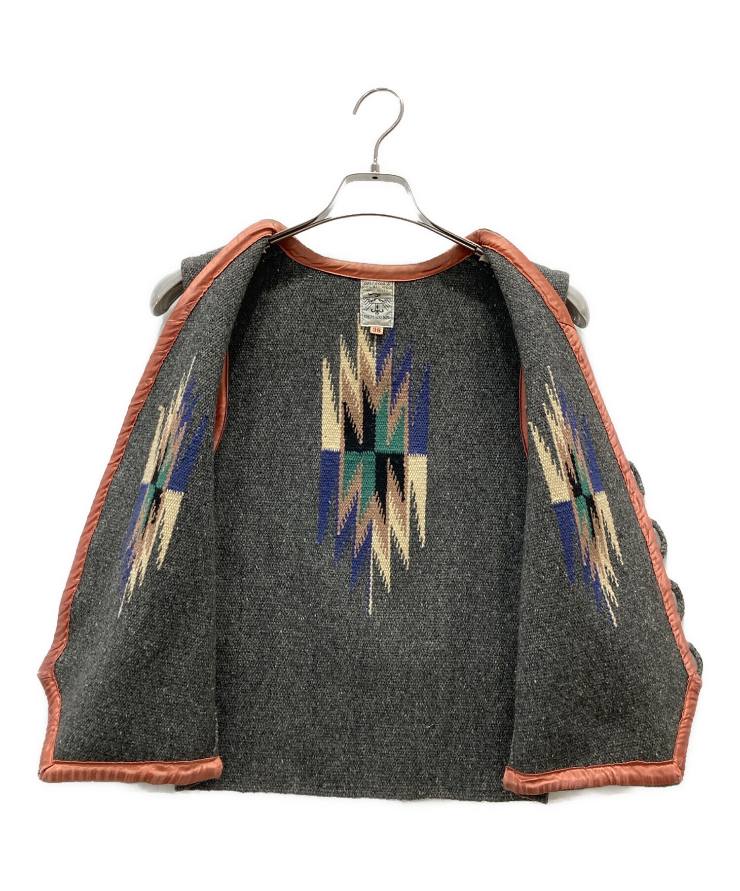 中古・古着通販】ORTEGA's (オルテガ) チマヨベスト グレー サイズ:38