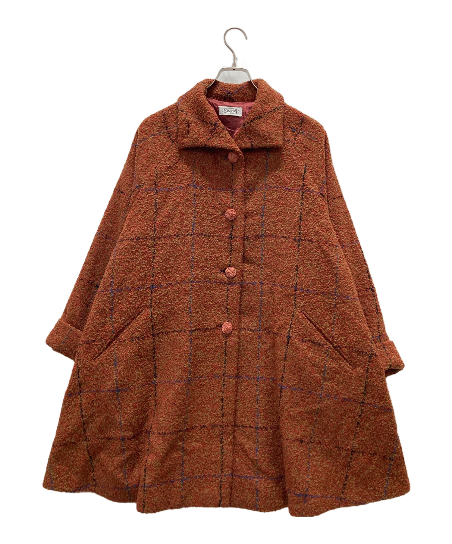 中古・古着通販】missoni (ミッソーニ) ブークレチェックコート