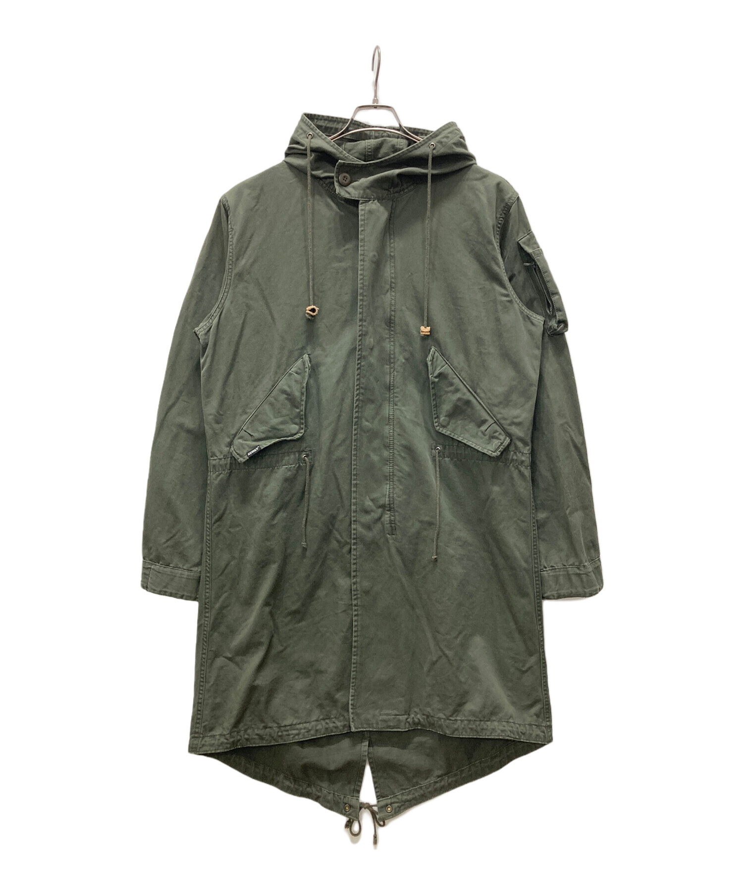 中古・古着通販】AVIREX (アヴィレックス) モッズコート グリーン