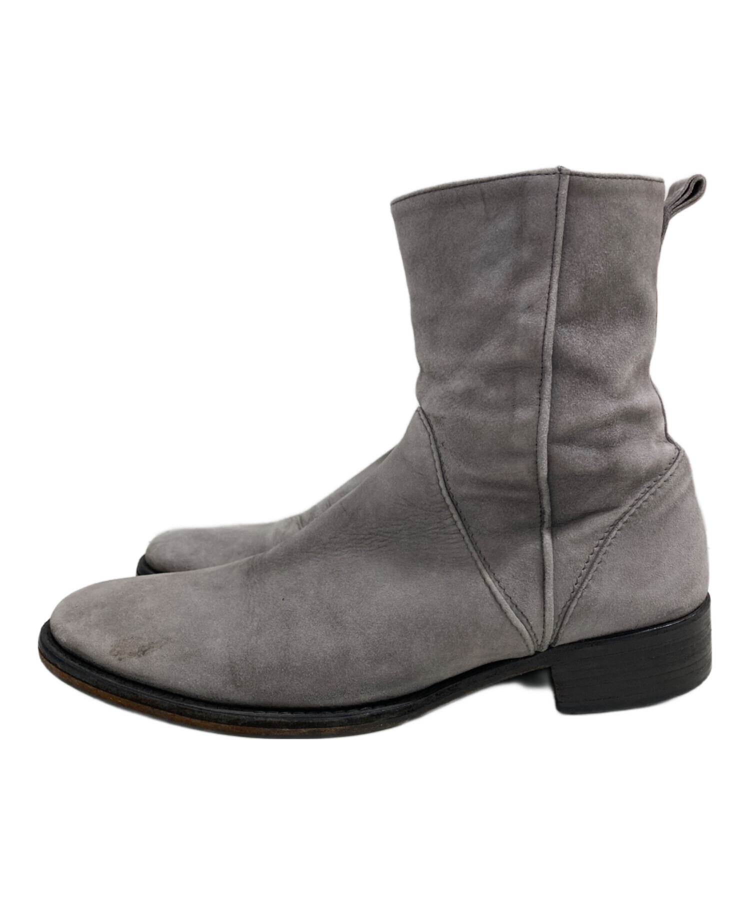 中古・古着通販】BUTTERO (ブッテロ) サイドジップスウェードブーツ