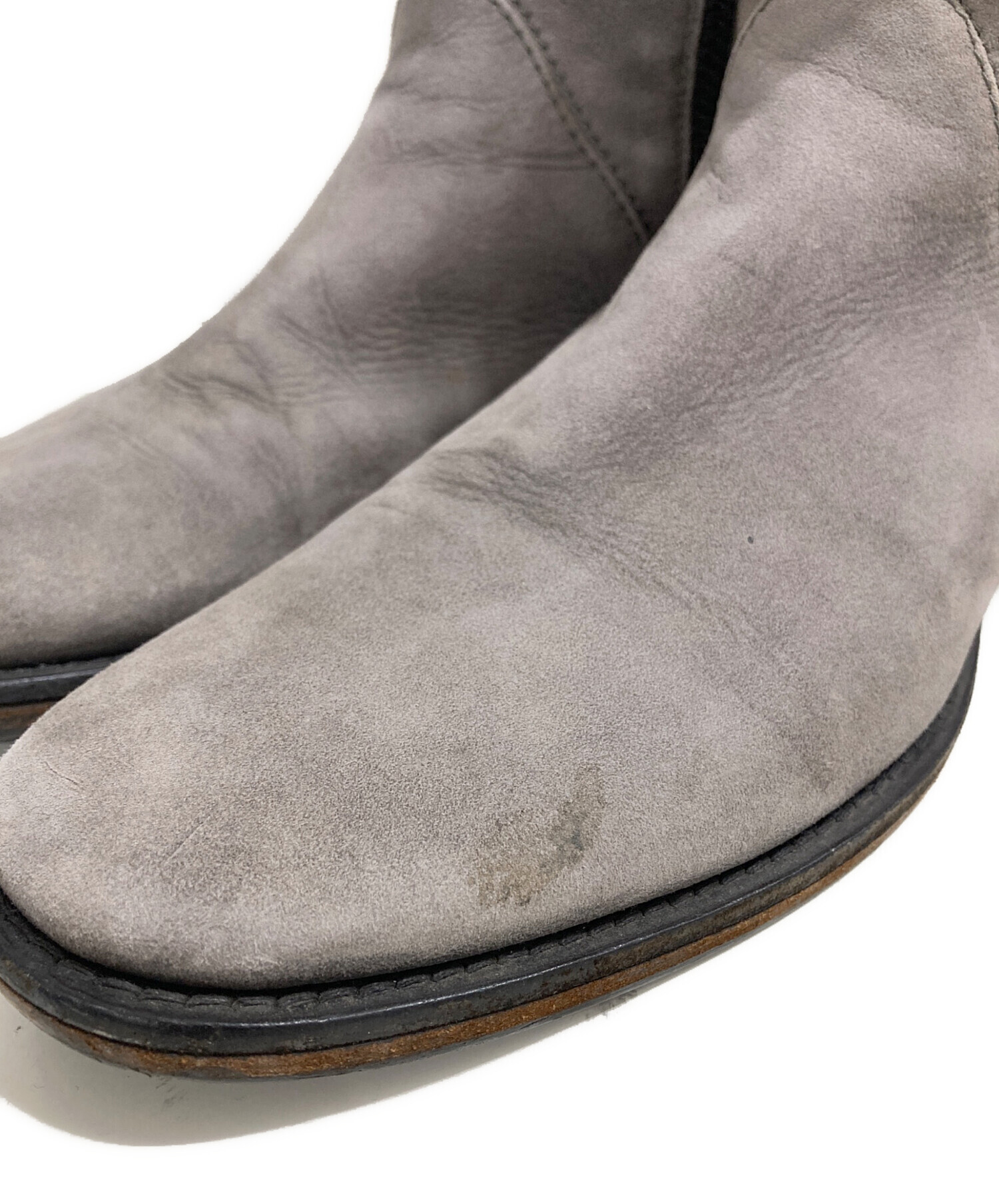 中古・古着通販】BUTTERO (ブッテロ) サイドジップスウェードブーツ