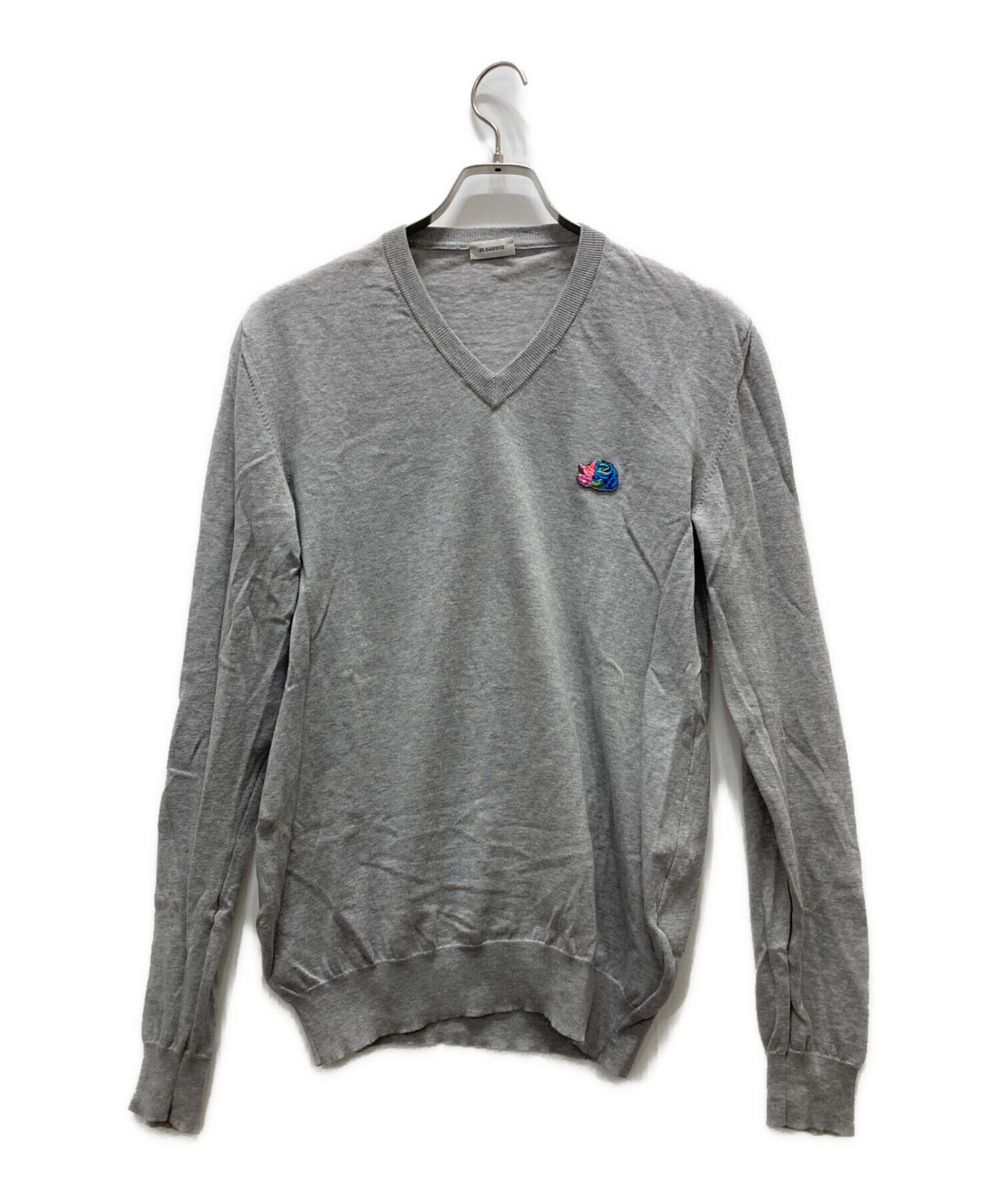 中古・古着通販】JIL SANDER (ジルサンダー) ニット グレー サイズ:50