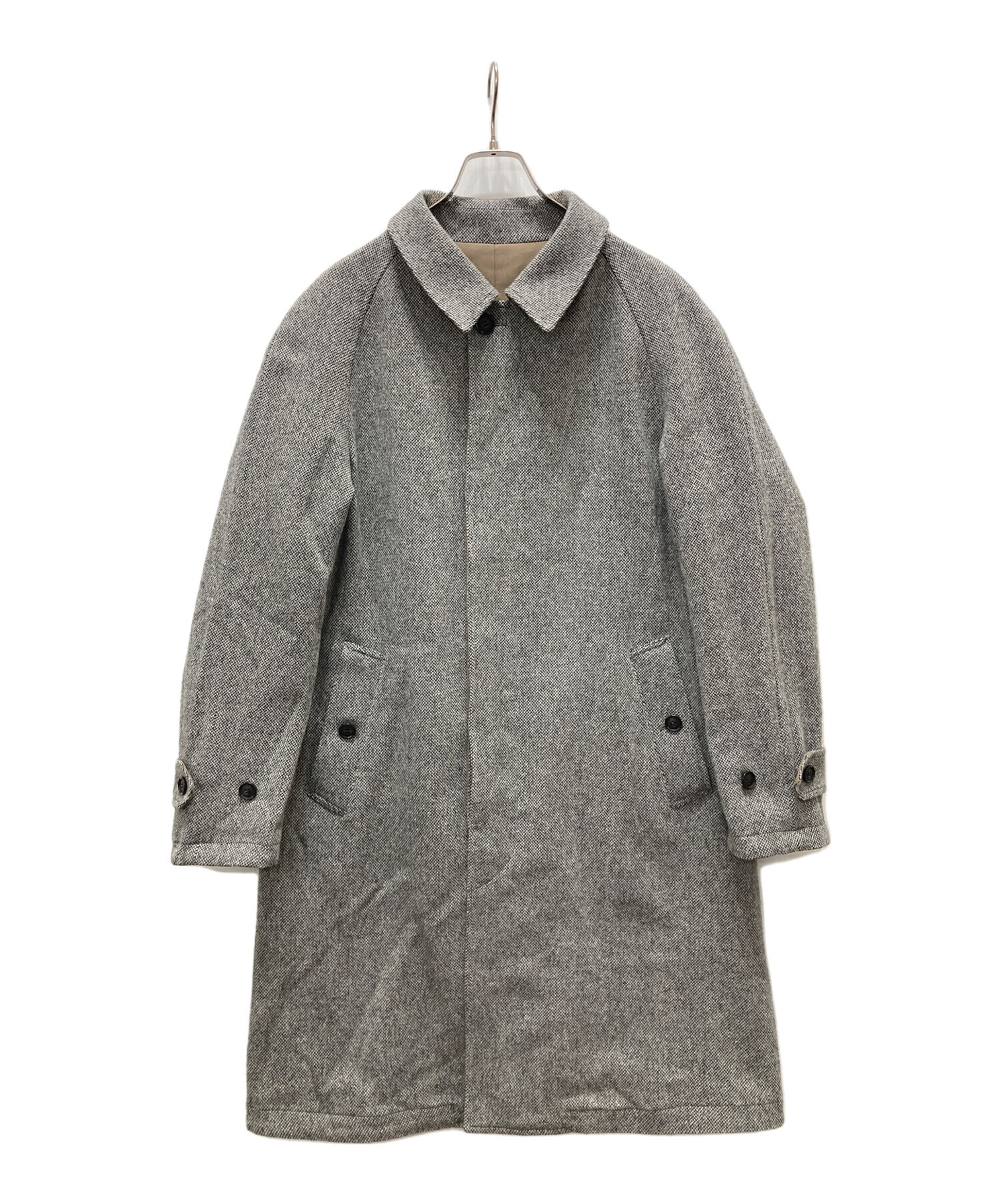 中古・古着通販】SHIPS (シップス) ヘリンボーンツイードステンカラー