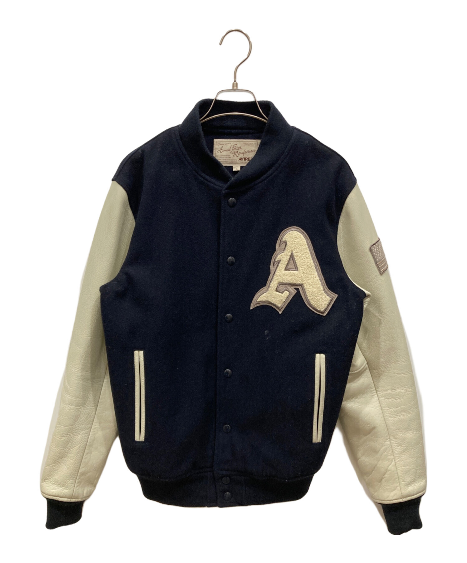 中古・古着通販】AVIREX (アヴィレックス) スタジャン ネイビー