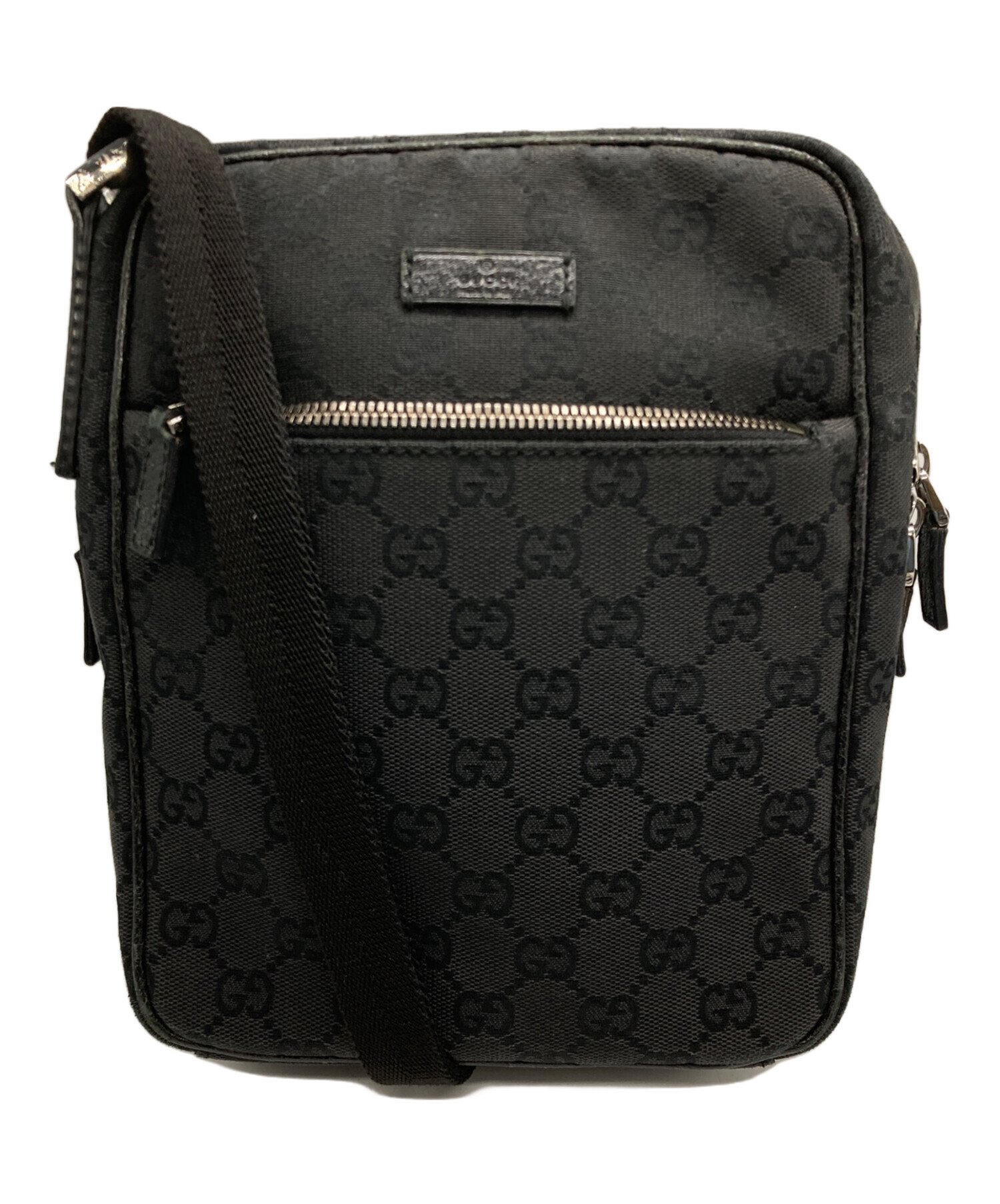 中古・古着通販】GUCCI (グッチ) ショルダーバッグ ブラック｜ブランド