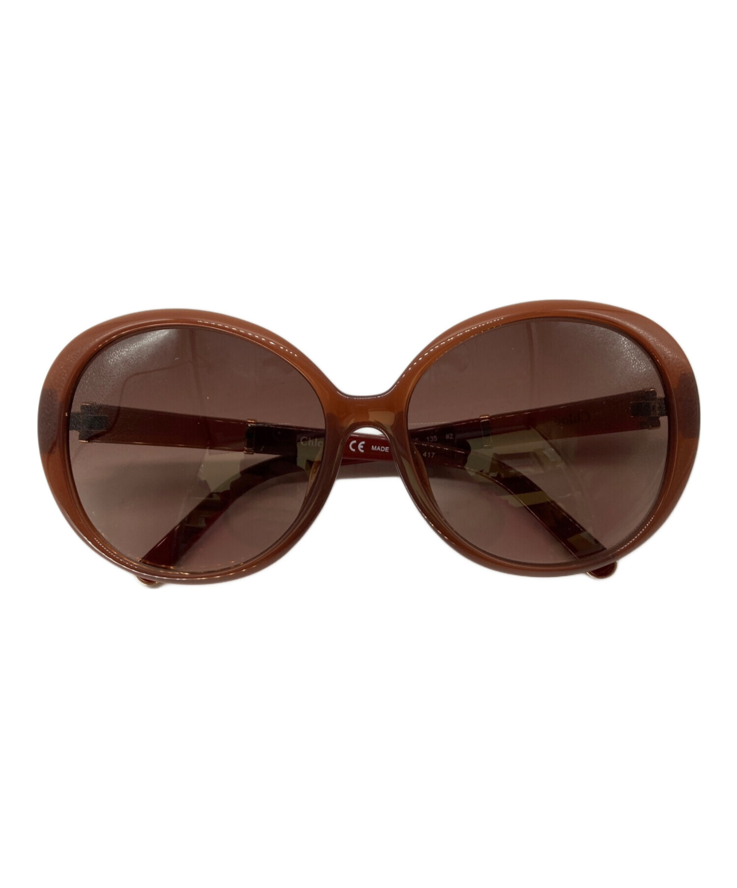 中古・古着通販】Chloe (クロエ) サングラス ブラウン サイズ:59□15