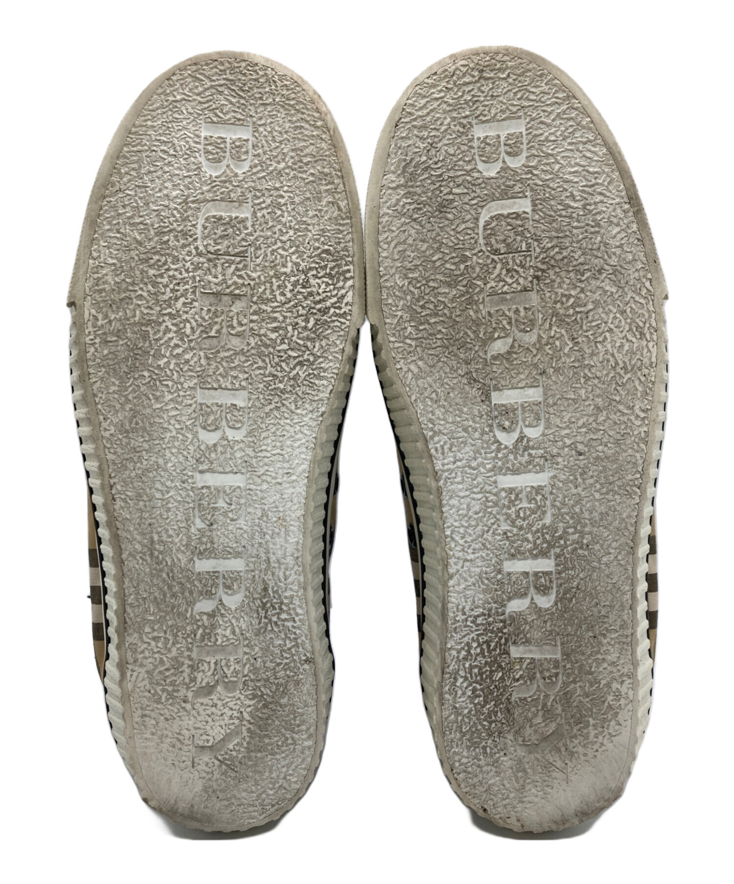 中古・古着通販】BURBERRY (バーバリー) ノバチェックハイカット