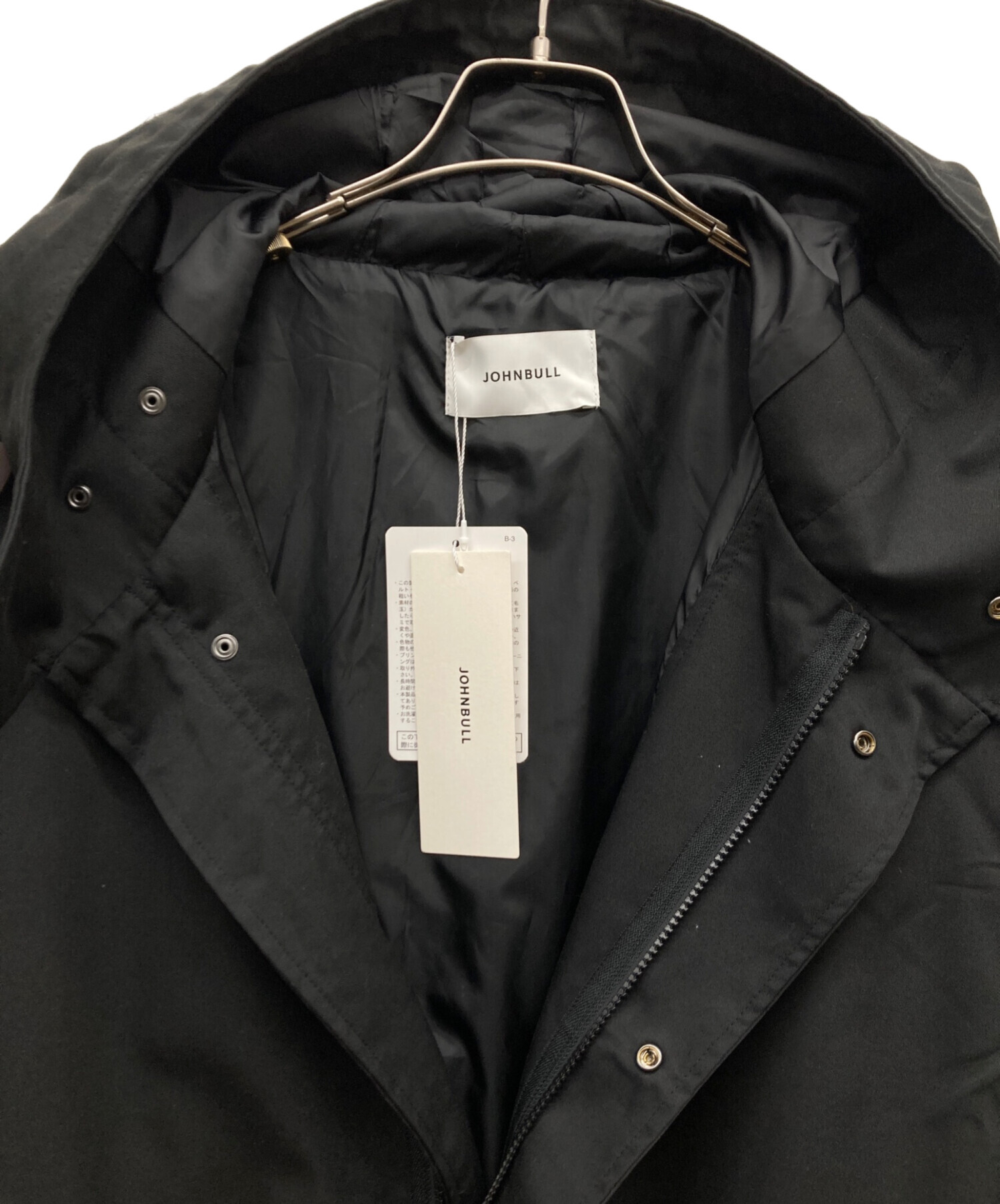 中古・古着通販】Johnbull (ジョンブル) M-51 コート ブラック サイズ