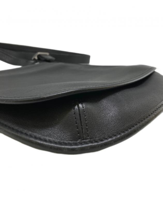 中古・古着通販】COACH (コーチ) レザーフラップショルダーバッグ