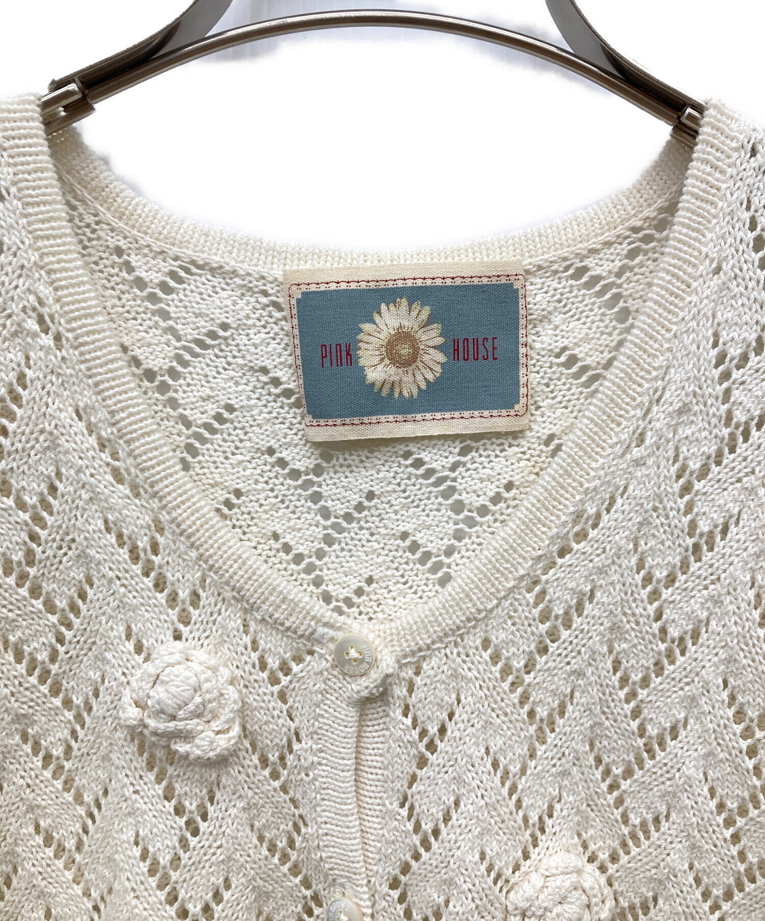 中古・古着通販】PINK HOUSE (ピンクハウス) 立体薔薇モチーフ