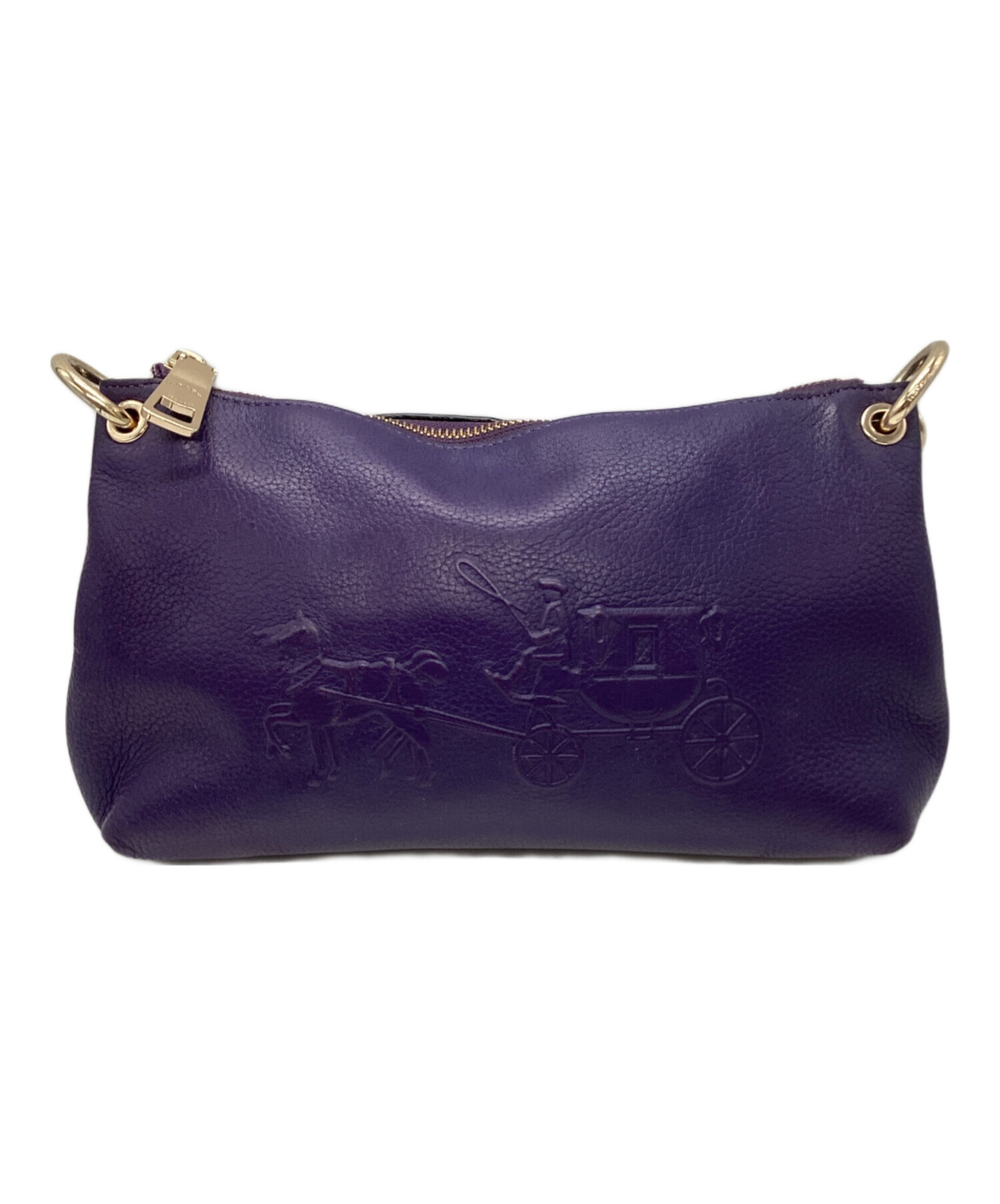 中古・古着通販】COACH (コーチ) ショルダーバッグ パープル｜ブランド