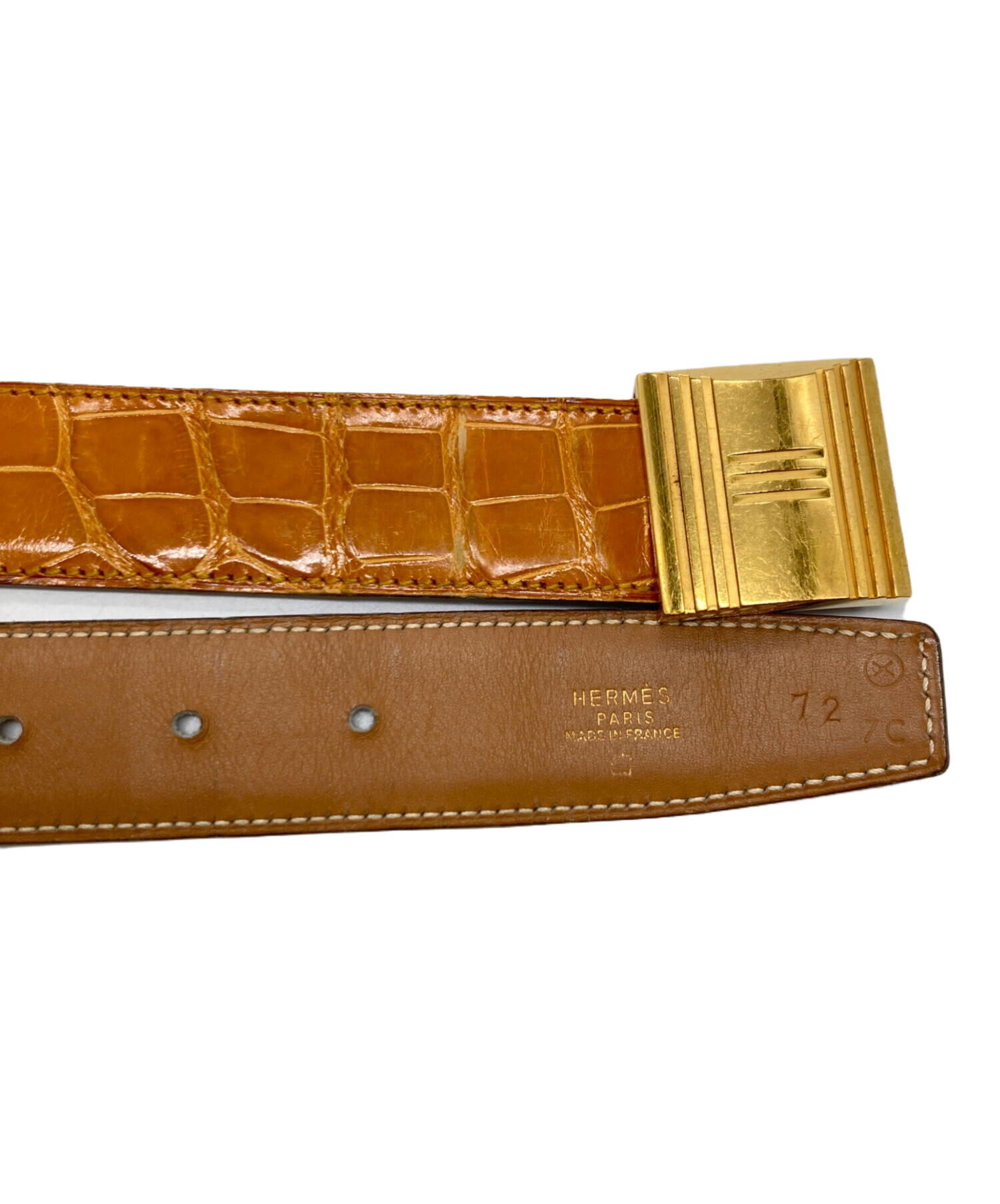 中古・古着通販】HERMES (エルメス) カデナバックルベルト