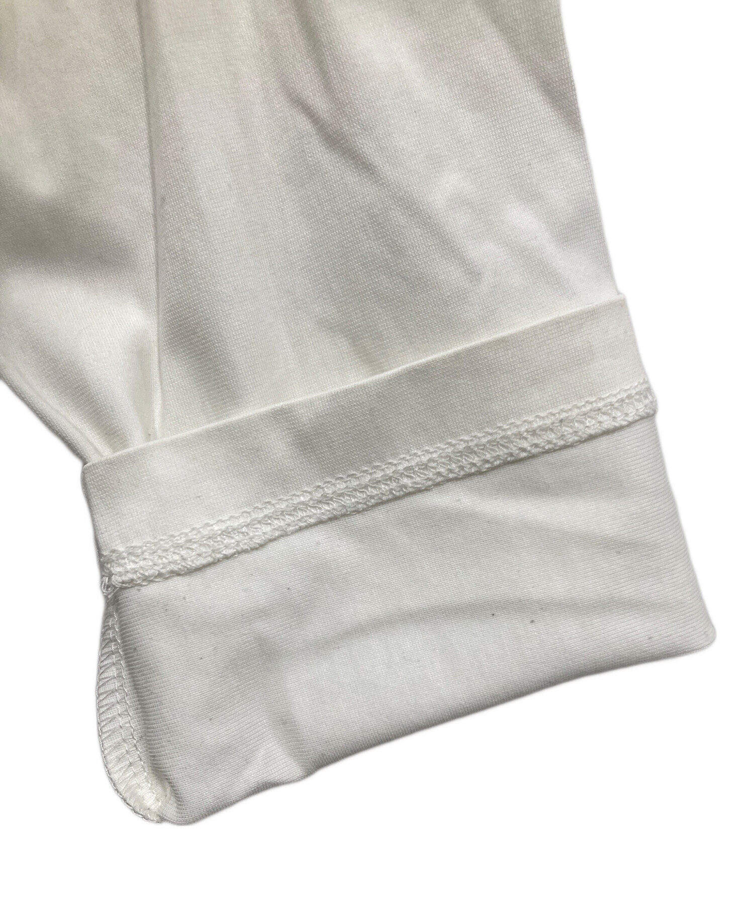 中古・古着通販】YORI (ヨリ) スカラップカラーロンTEE ホワイト