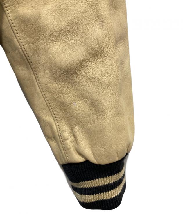 中古・古着通販】VAN (ヴァン) スタジャン ブラック×ベージュ サイズ